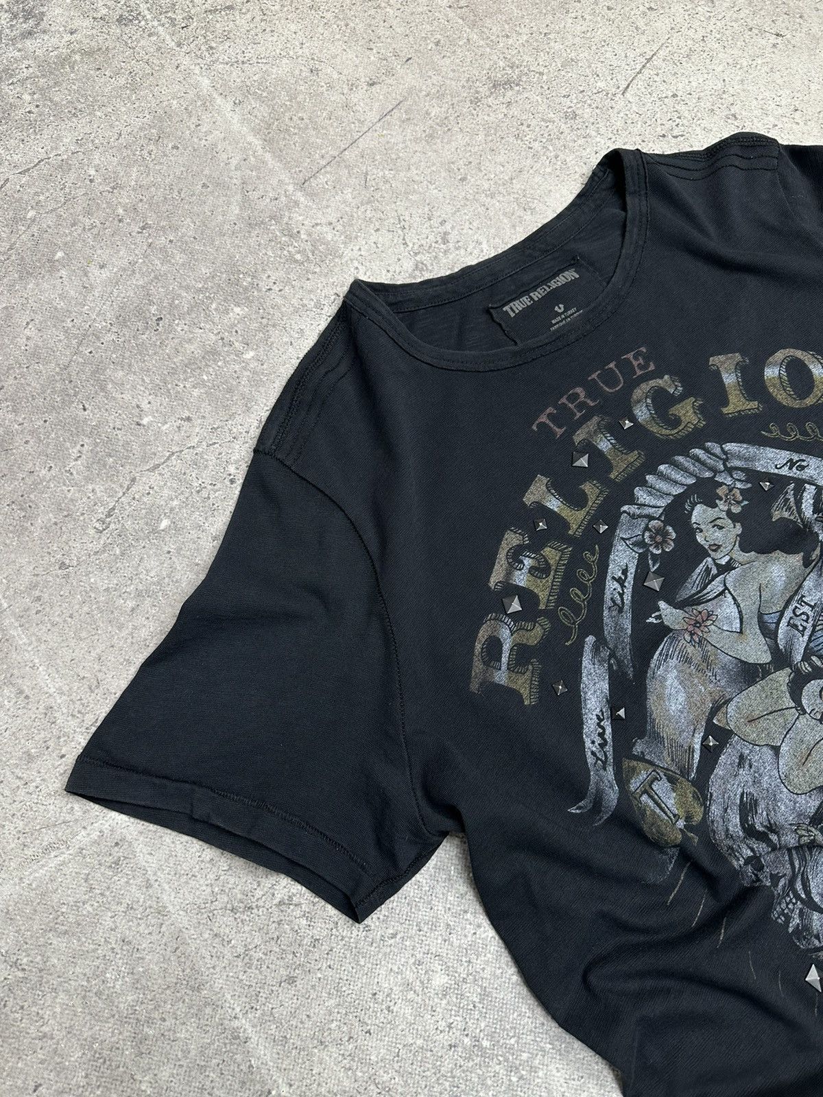 True Religion Vintage True Religion T-shirt Y2k Made USA Evisu japanese Size XL / US 12-14 / IT 48-50 - 7 Thumbnail