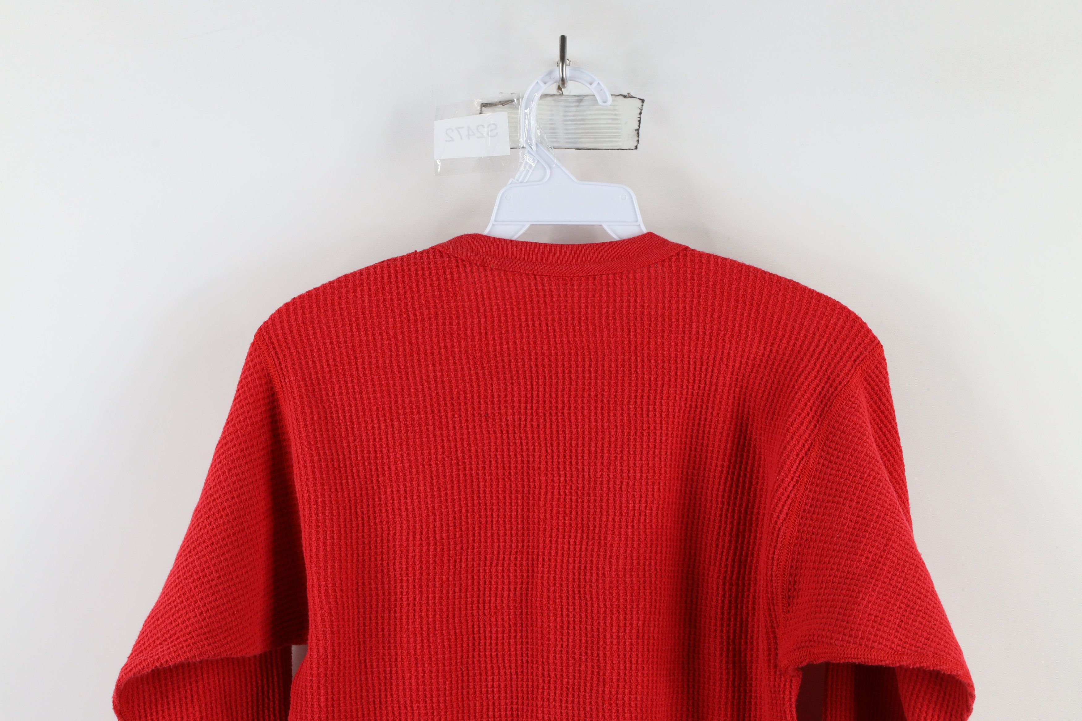 Vintage Vintage 70s Streetwear Waffle Knit Long Sleeve T-Shirt USA Size US M / EU 48-50 / 2 - 10 Thumbnail