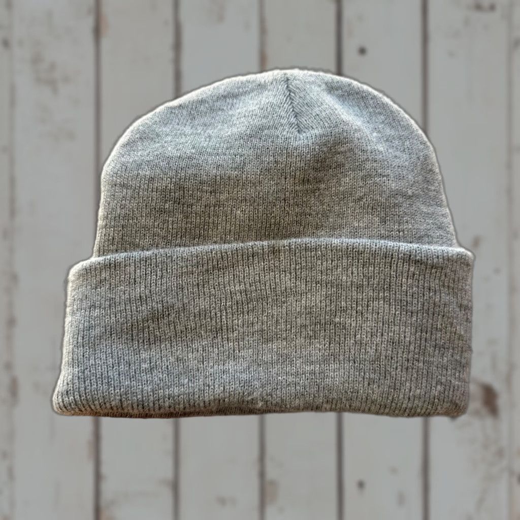 Carhartt Carhartt Beanie Gray Made in USA Mens One Size Acrylic Knit USA Size ONE SIZE - 1 Thumbnail