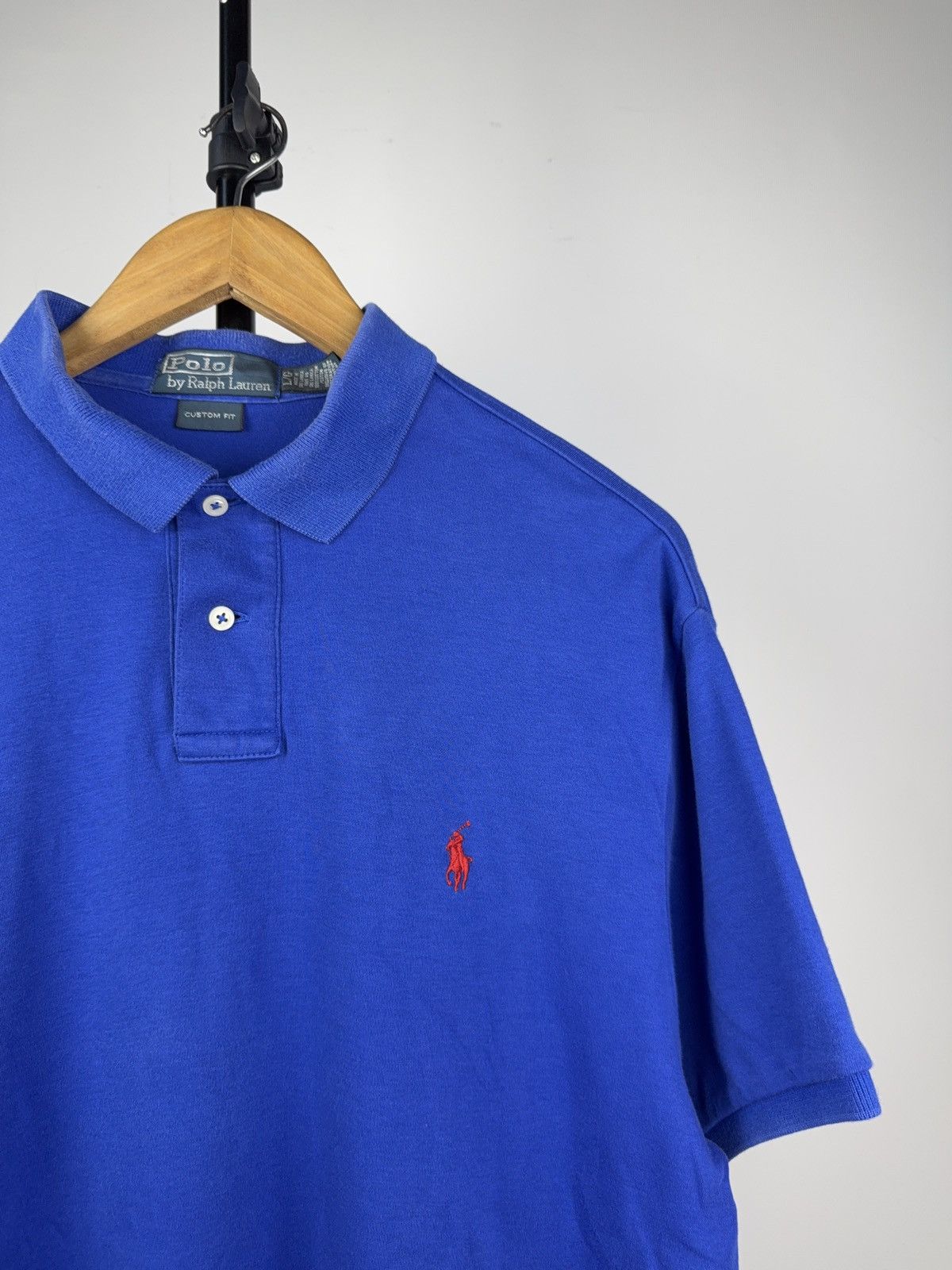 Polo Ralph Lauren Vintage 90s Retro Polo Ralph Lauren Basic Logo Polos Y2K Size US L / EU 52-54 / 3 - 3 Thumbnail