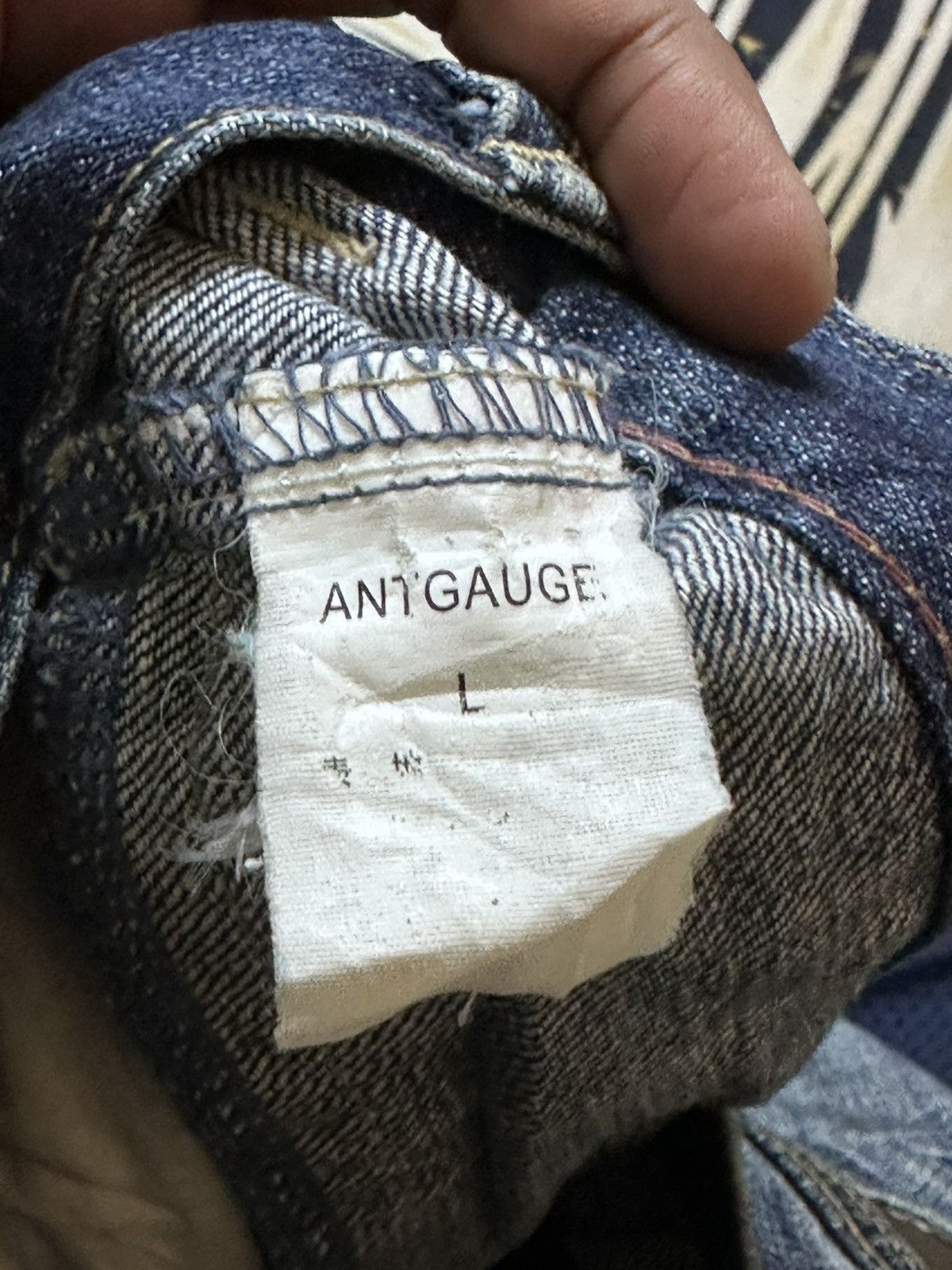 Kapital Vintage Antgauge Double Waist Grunge Denim Size US 31 - 9 Thumbnail