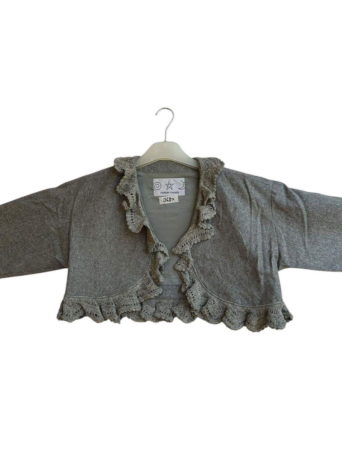 Issey Miyake Tsumori Chisato Ruffled Cropped Bolero Jacket Japan Archive Size M / US 6-8 / IT 42-44 - 3 Thumbnail