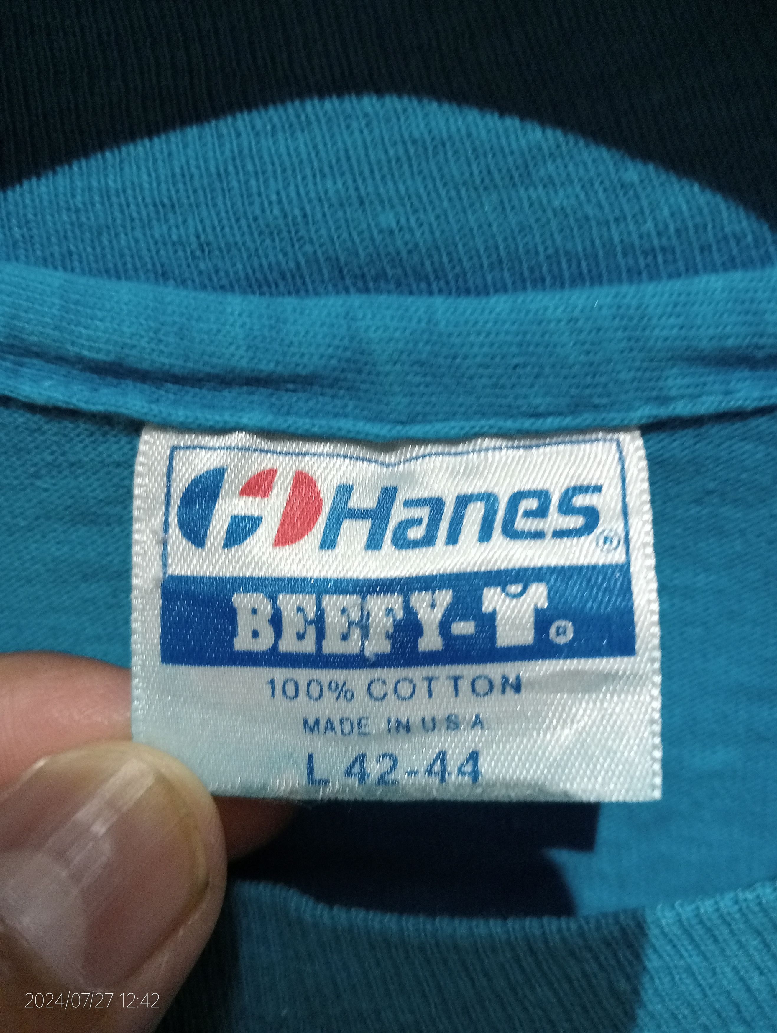 Vintage Vintage '80s Single Stitch Hanes Hawaii Tee Made in USA Size US L / EU 52-54 / 3 - 2 Thumbnail