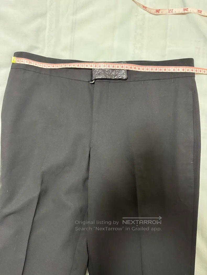 Other Hermes Crocodile leather buckle long pants, 99% Wool+1% Si Size US 42 / EU 58 - 3 Thumbnail