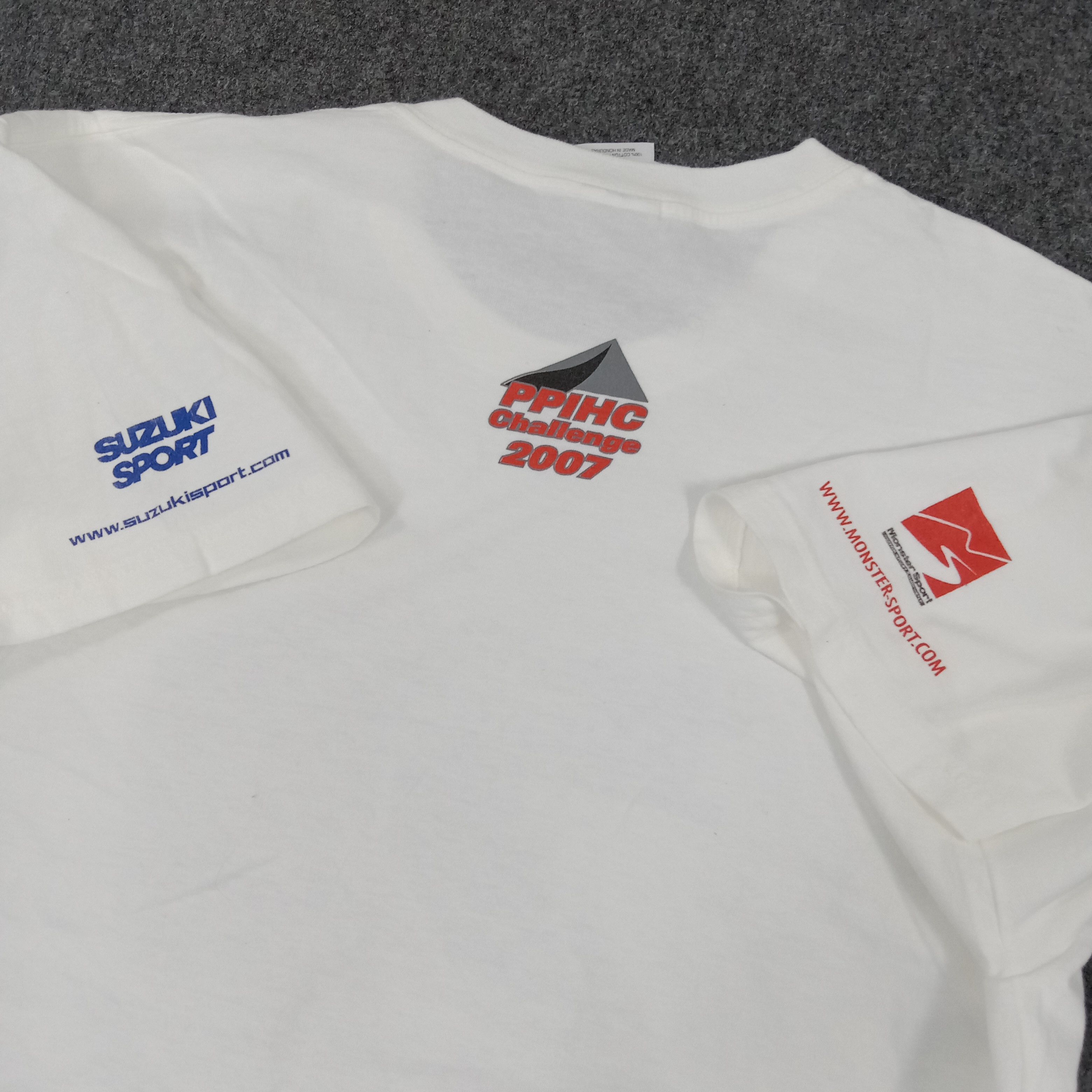 Vintage Monster Suzuki Sports King Of The Mountain Racing Car Tshirt Size US L / EU 52-54 / 3 - 6 Thumbnail