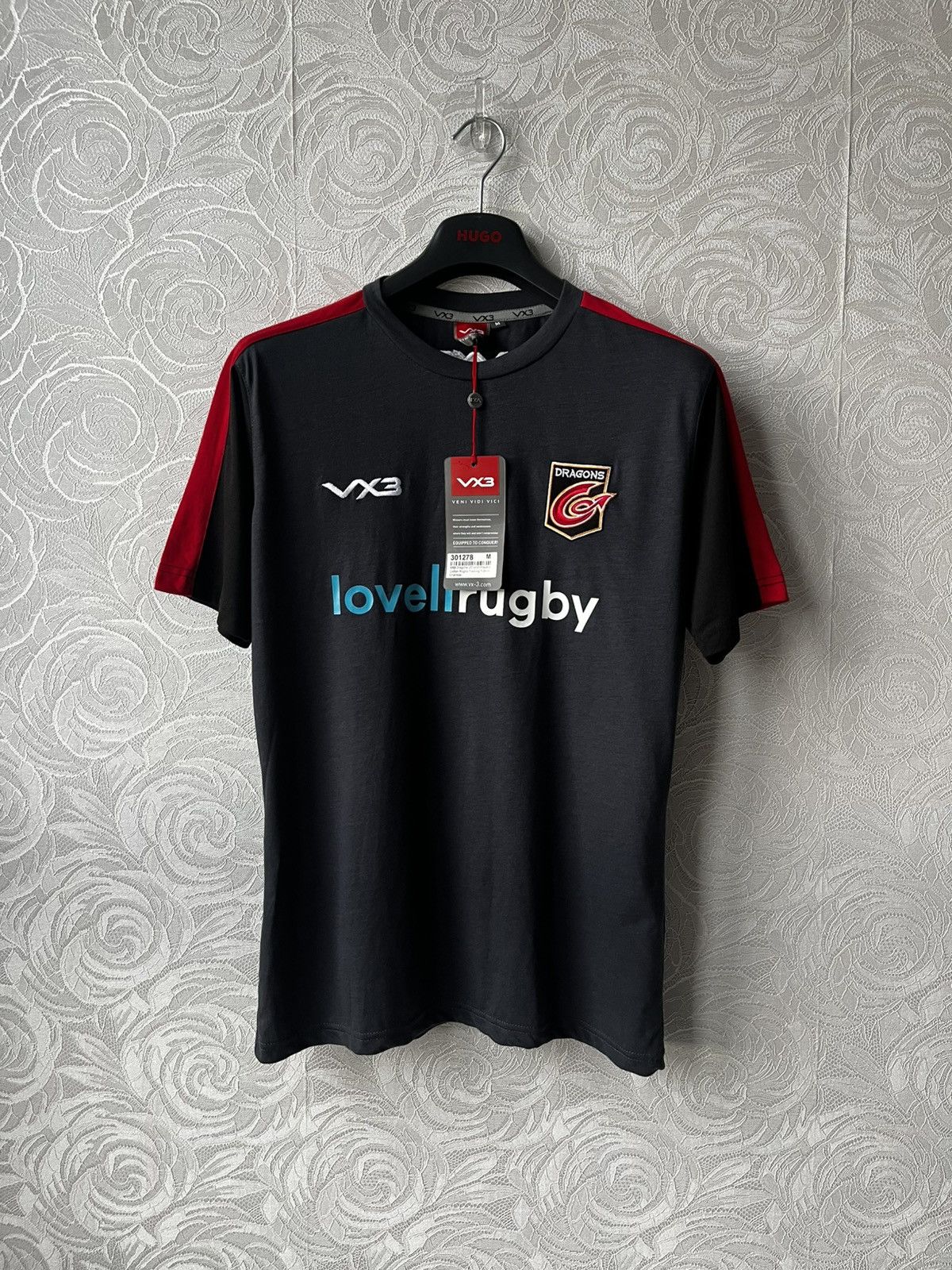 Rugby Ralph Lauren DRAGONS RFC WALES NEWPORT GWENT SHIRT JERSEY RUGBY VX3 Size US M / EU 48-50 / 2 - 1 Thumbnail
