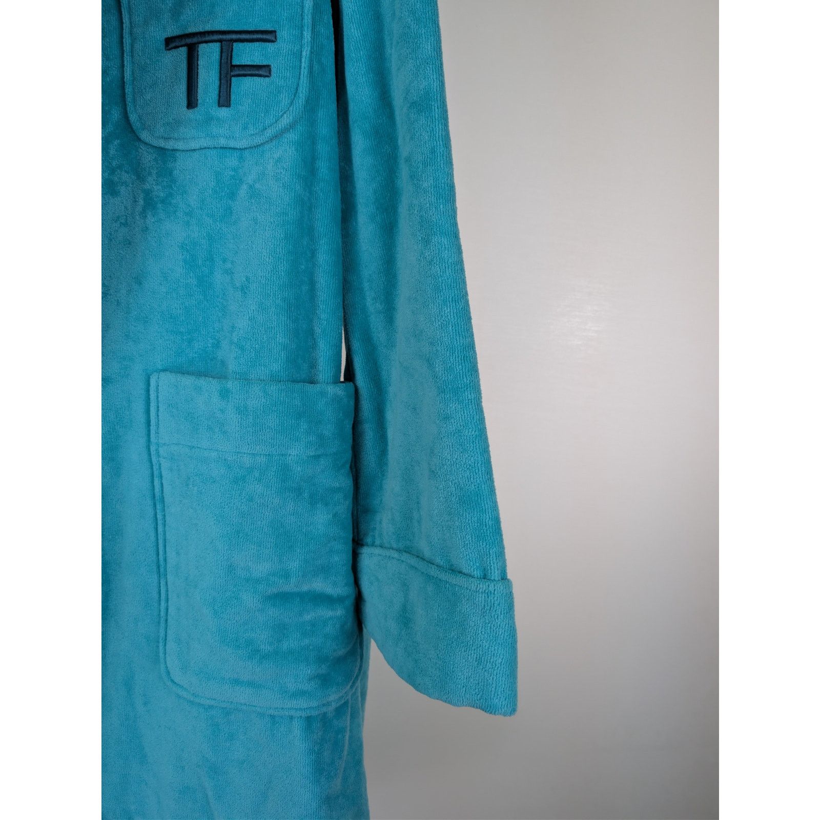 Tom Ford o1rshd1 Bathrobe Robe Coat in Azure Size US M / EU 48-50 / 2 - 4 Thumbnail