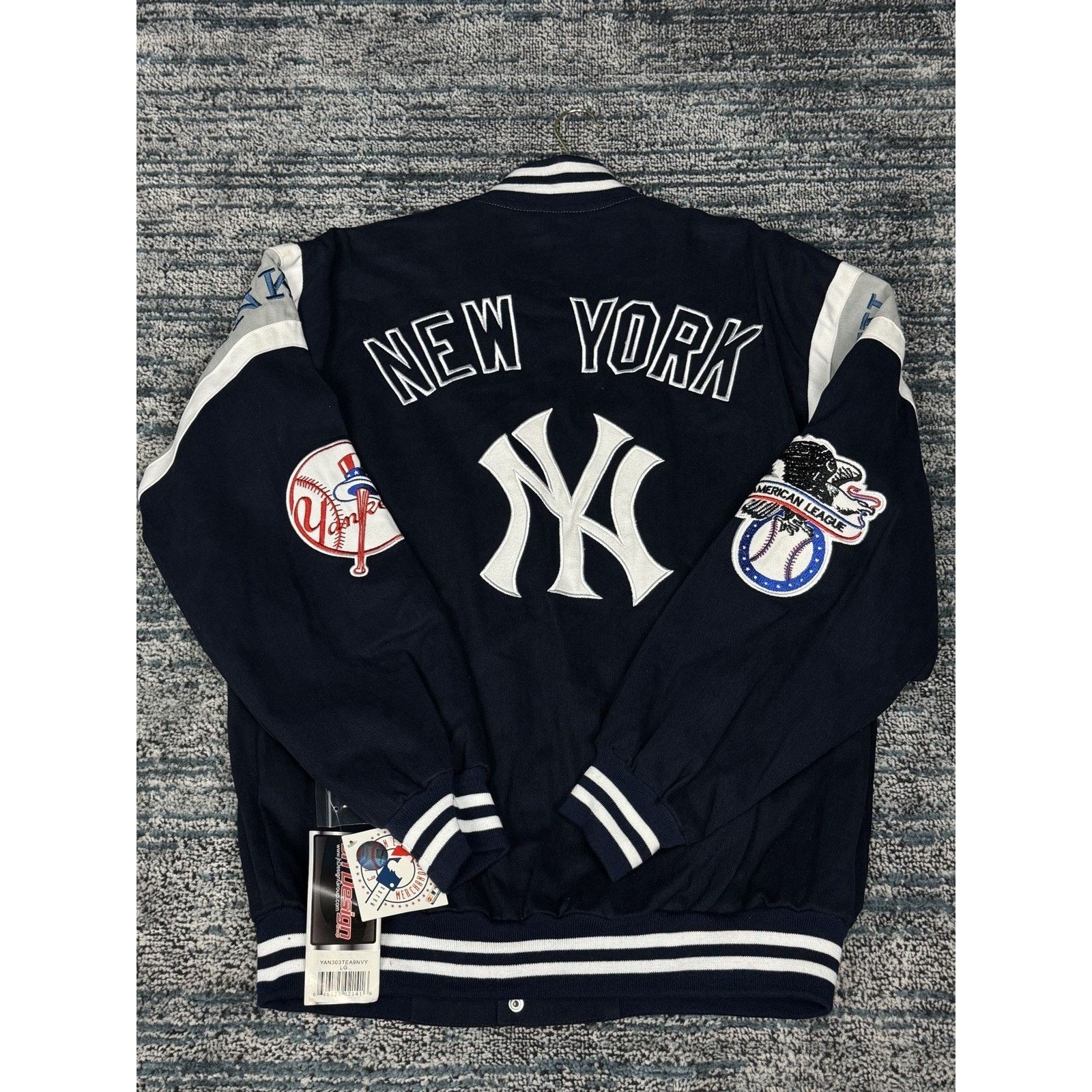 Vintage Vintage MLB Jeff Hamilton New York Yankees JH Jacket Size L Size US L / EU 52-54 / 3 - 5 Thumbnail