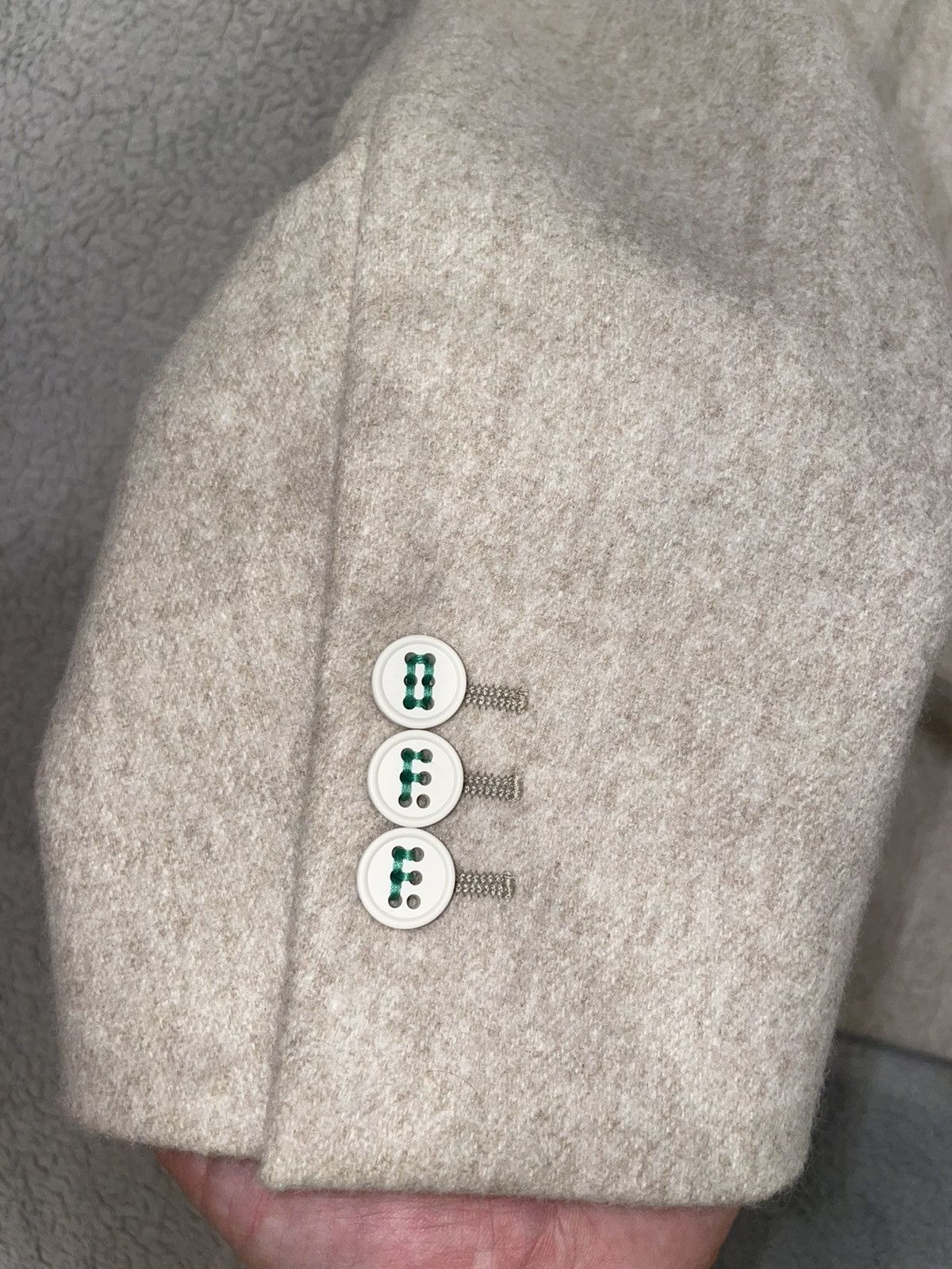Off-White Off-White buckle-fastened single-breasted blazer Size 48R - 8 Thumbnail