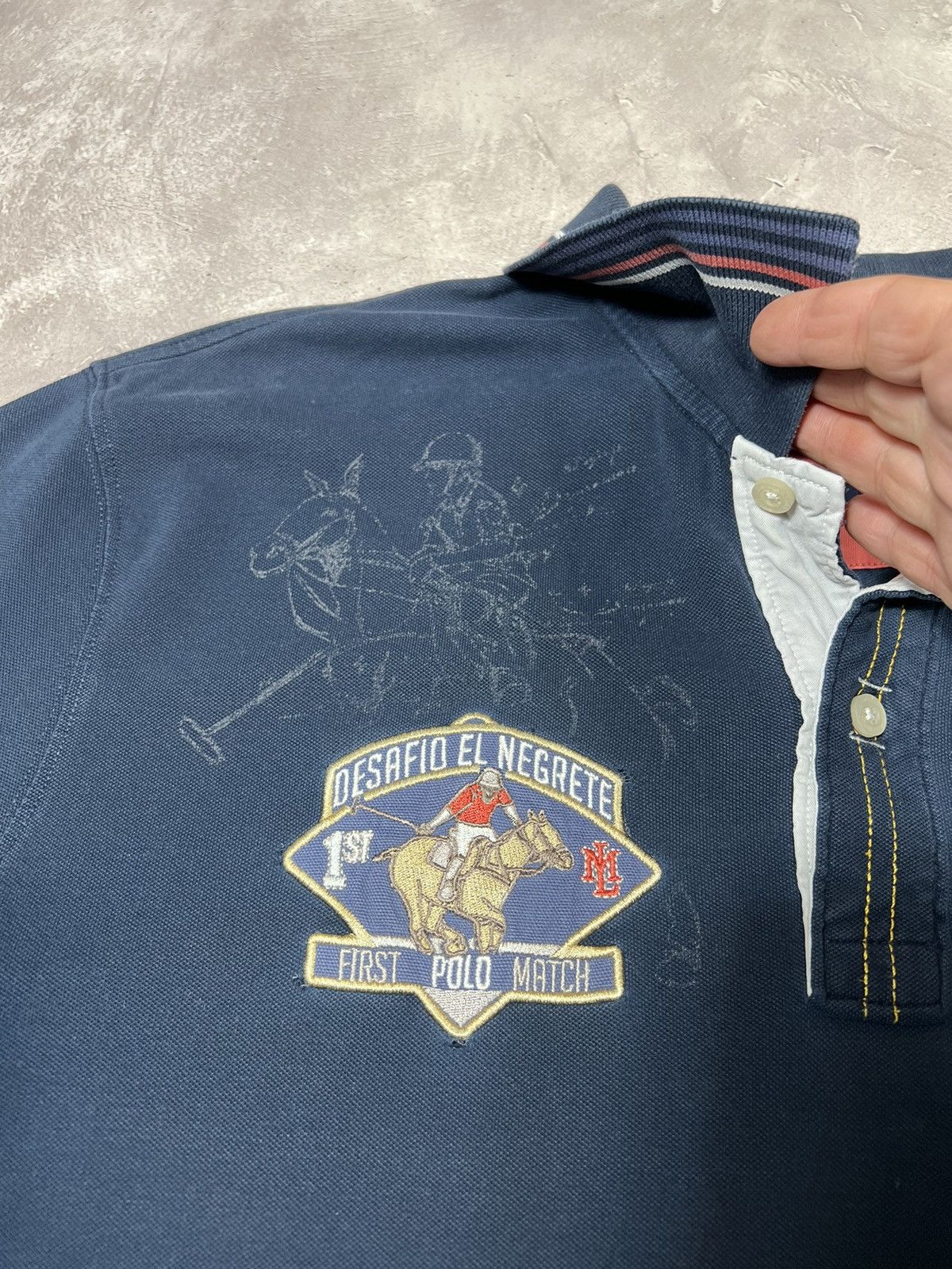 La Martina × Polo Ralph Lauren × Vintage Vintage La Martina 3 Y2k Polo Tee Size US XL / EU 56 / 4 - 9 Thumbnail