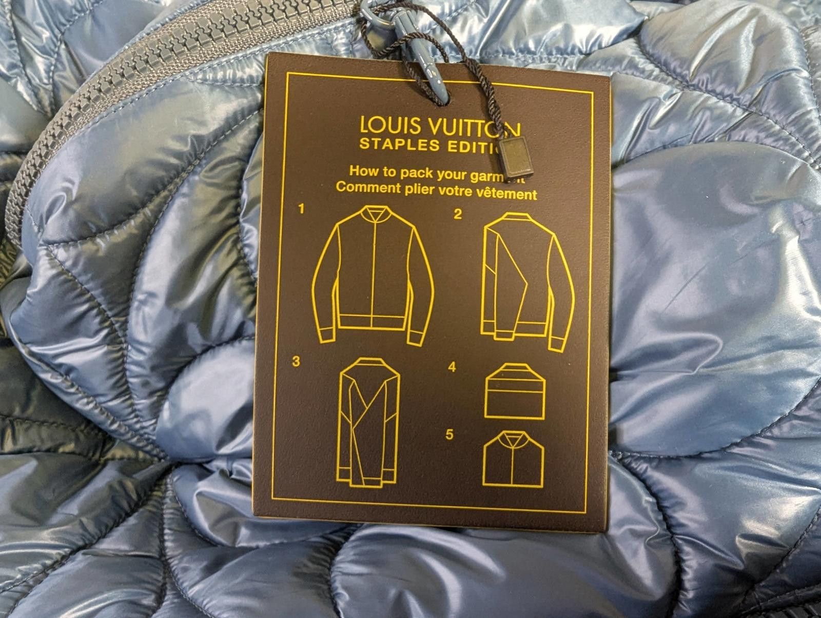 Louis Vuitton Louis Vuitton LVSE Flower Quilted Hoodie Jacket in Blue Size US L / EU 52-54 / 3 - 6 Thumbnail