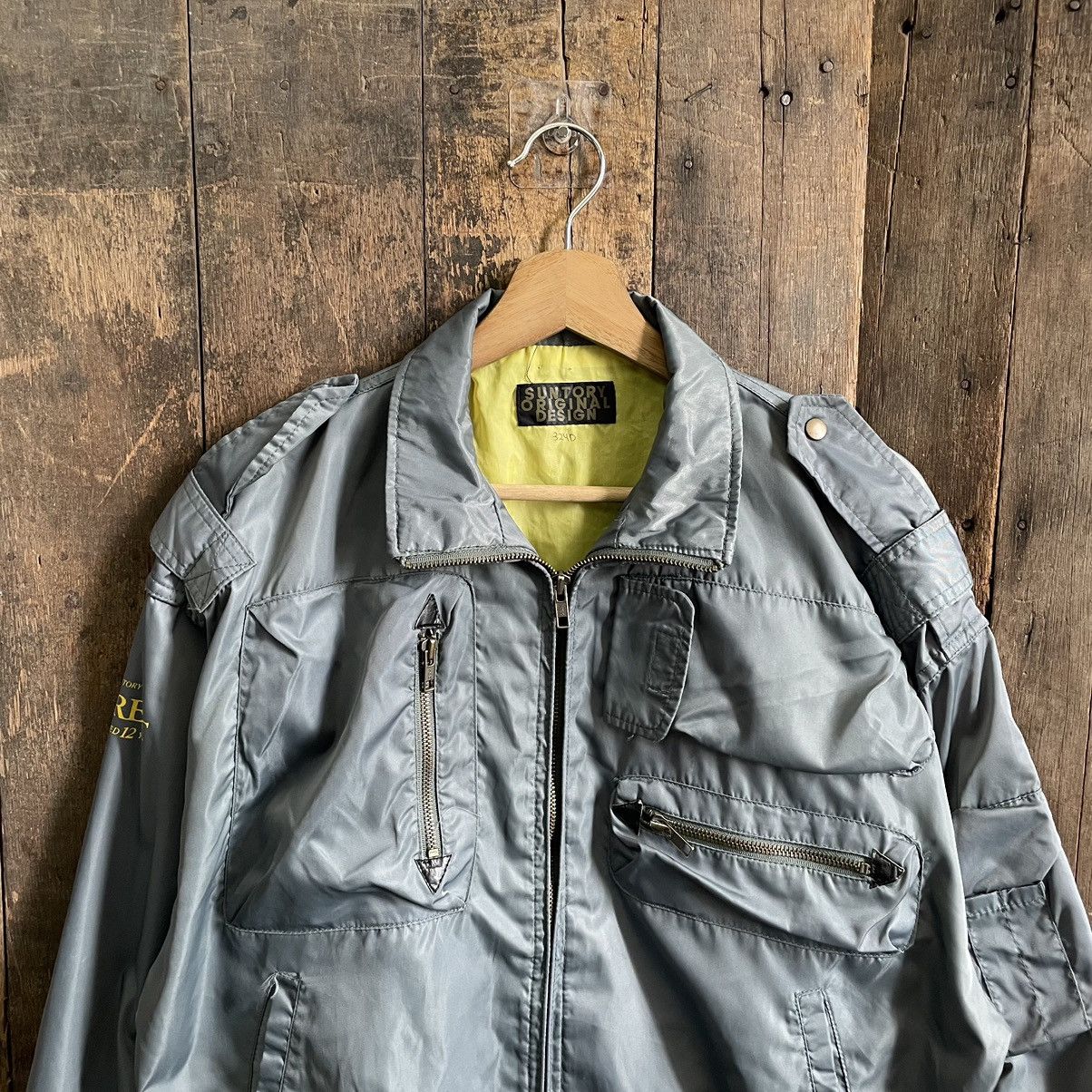 Japanese Brand Vintage Suntory Survival Bomber Jacket Size US M / EU 48-50 / 2 - 2 Thumbnail