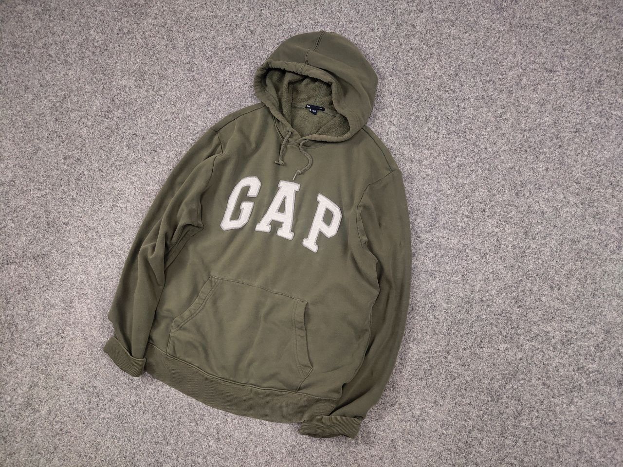 Gap Vintage Gap Military Green Logo Classic Hoodie Y2K style Size US M / EU 48-50 / 2 - 3 Thumbnail