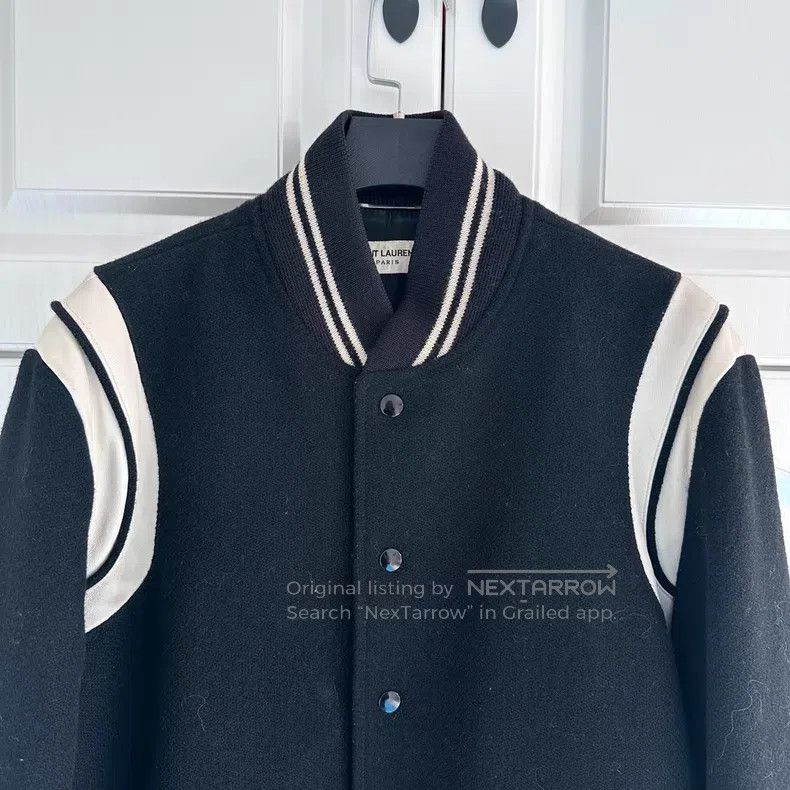 Saint Laurent Paris Saint Laurent Paris Original Baseball Jacket Size US M / EU 48-50 / 2 - 3 Thumbnail