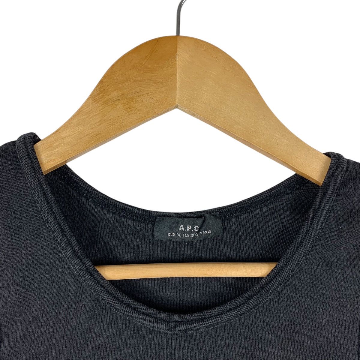 A.P.C. Vintage A.P.C. Rue de Fleurus Paris Ribbed Tank Top Size L / US 10 / IT 46 - 5 Thumbnail