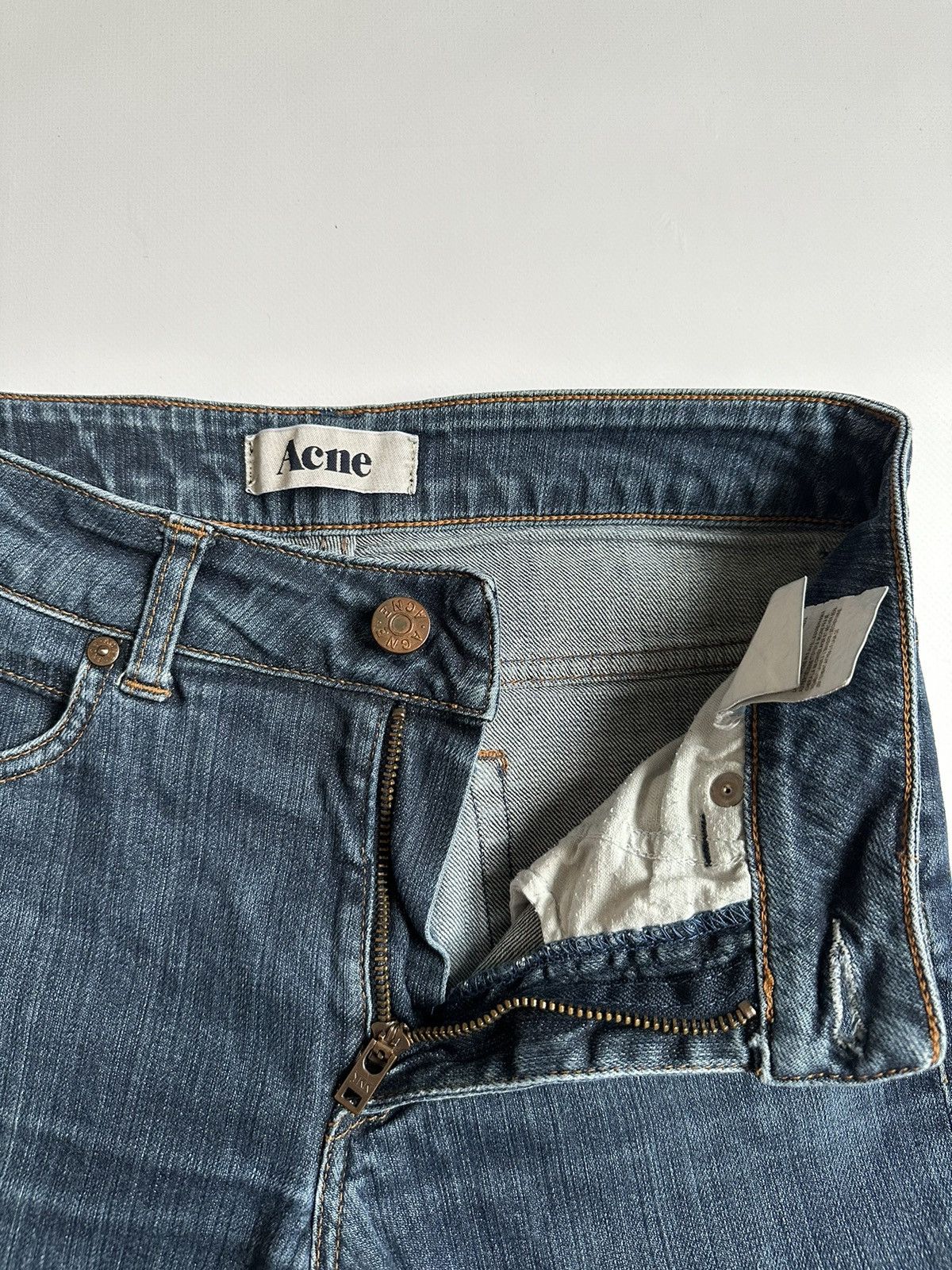 Acne Studios Navy Blue Acne Studios Hex DC Skinny Jeans Denim 28/32 Size 28" / US 6 / IT 42 - 5 Thumbnail