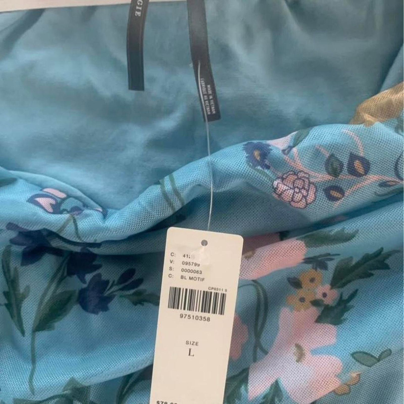 Anthropologie New Maeve x Anthropologie Knee-Length Printed Mesh Skirt Size 32" / US 10 / IT 46 - 5 Thumbnail