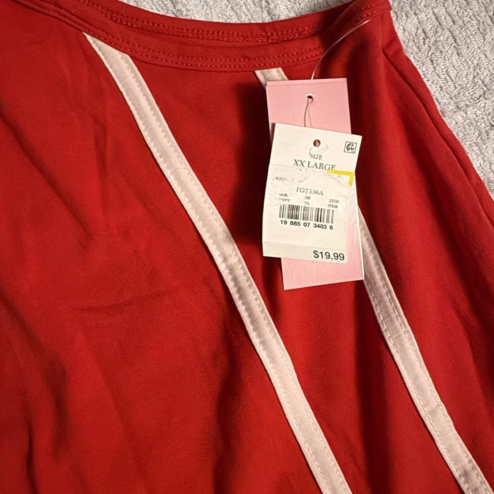 Delicious Vinyl Vinyl Threads Red Star Tank Dress XXL – Trendy Casual $25 Size XXL / US 16-18 / IT 52-54 - 4 Thumbnail
