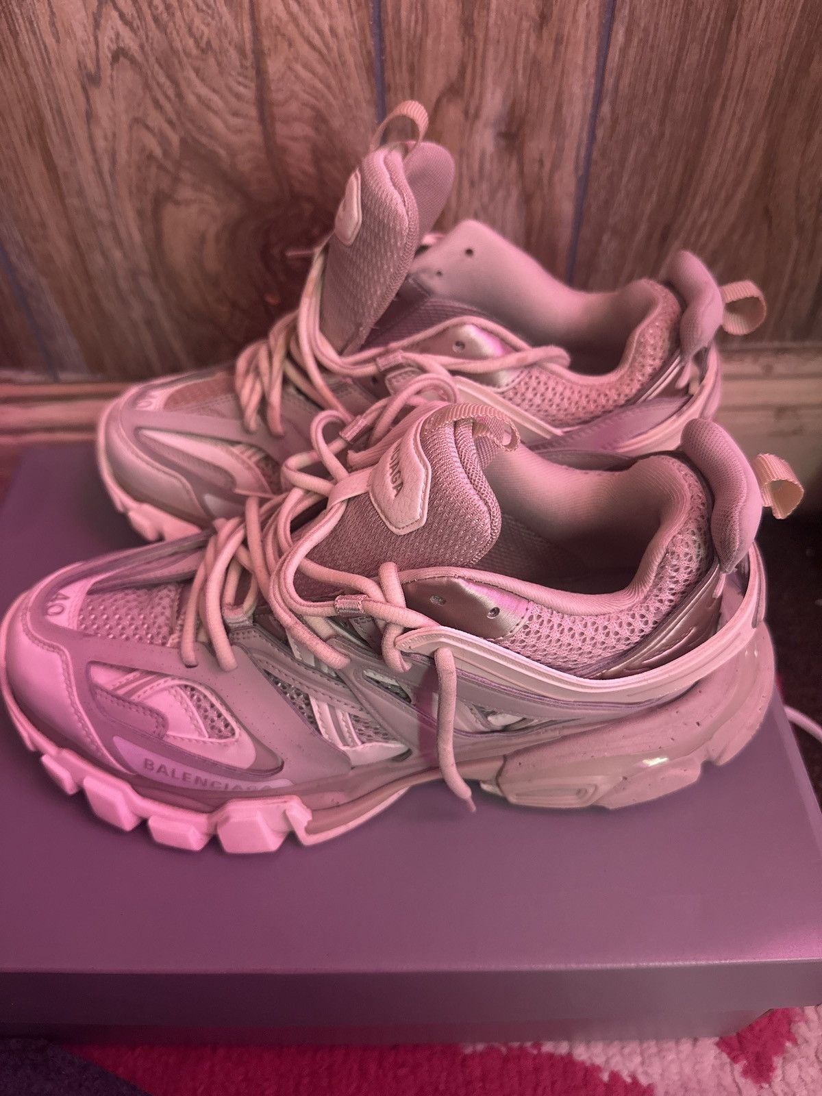 Balenciaga Balenciaga Track Sneaker “Beige Speckled” Size US 8.5 / EU 41-42 - 9 Thumbnail