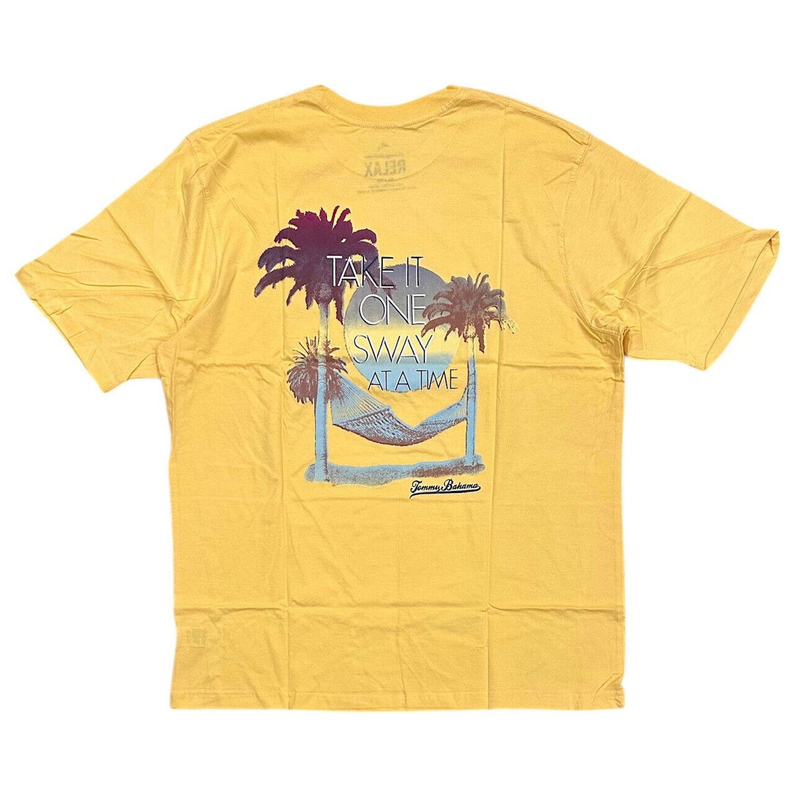 Tommy Bahama Tommy Bahama Men's T-Shirt Take It One Sway at a Time Tee Size US XXL / EU 58 / 5 - 1 Thumbnail