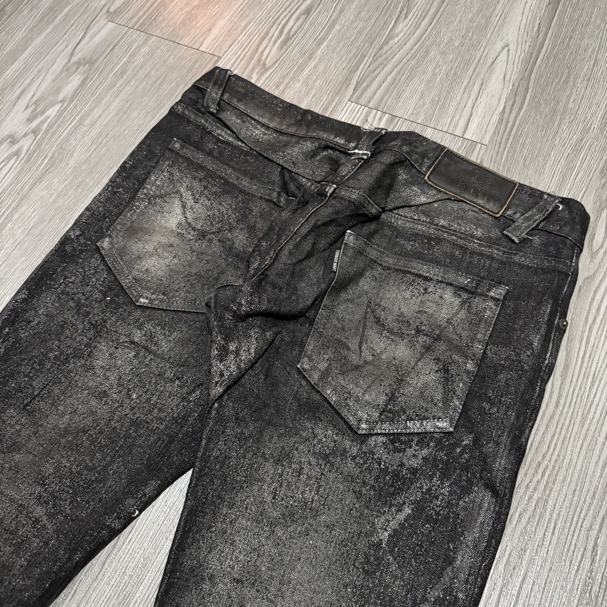 Tornado Mart Tornado Mart Silvered Jeans Size 34" / US 12 / IT 48 - 3 Thumbnail