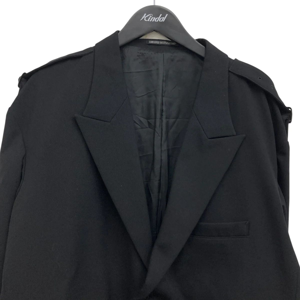 Yohji Yamamoto Yohji Yamamoto pour homme/ 24AW Shoulder Buckle Jacket Size US L / EU 52-54 / 3 - 3 Thumbnail
