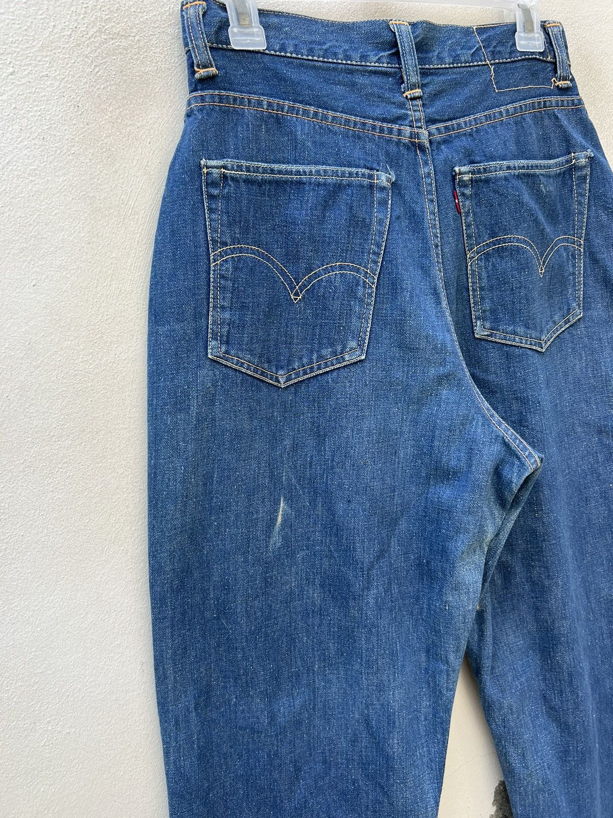 Levi's RARE! Vintage 50s Levi’s Hidden Rivets Denim Selvedge Jeans Size 28" / US 6 / IT 42 - 9 Thumbnail
