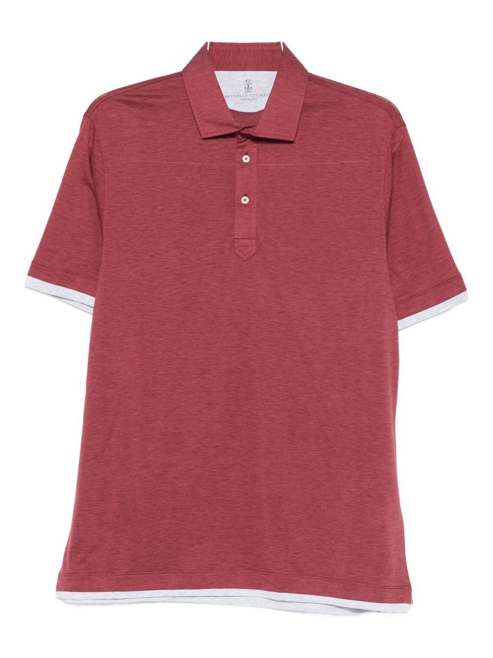 Brunello Cucinelli SILK AND COTTON POLO SHIRT Size US L / EU 52-54 / 3 - 1 Thumbnail