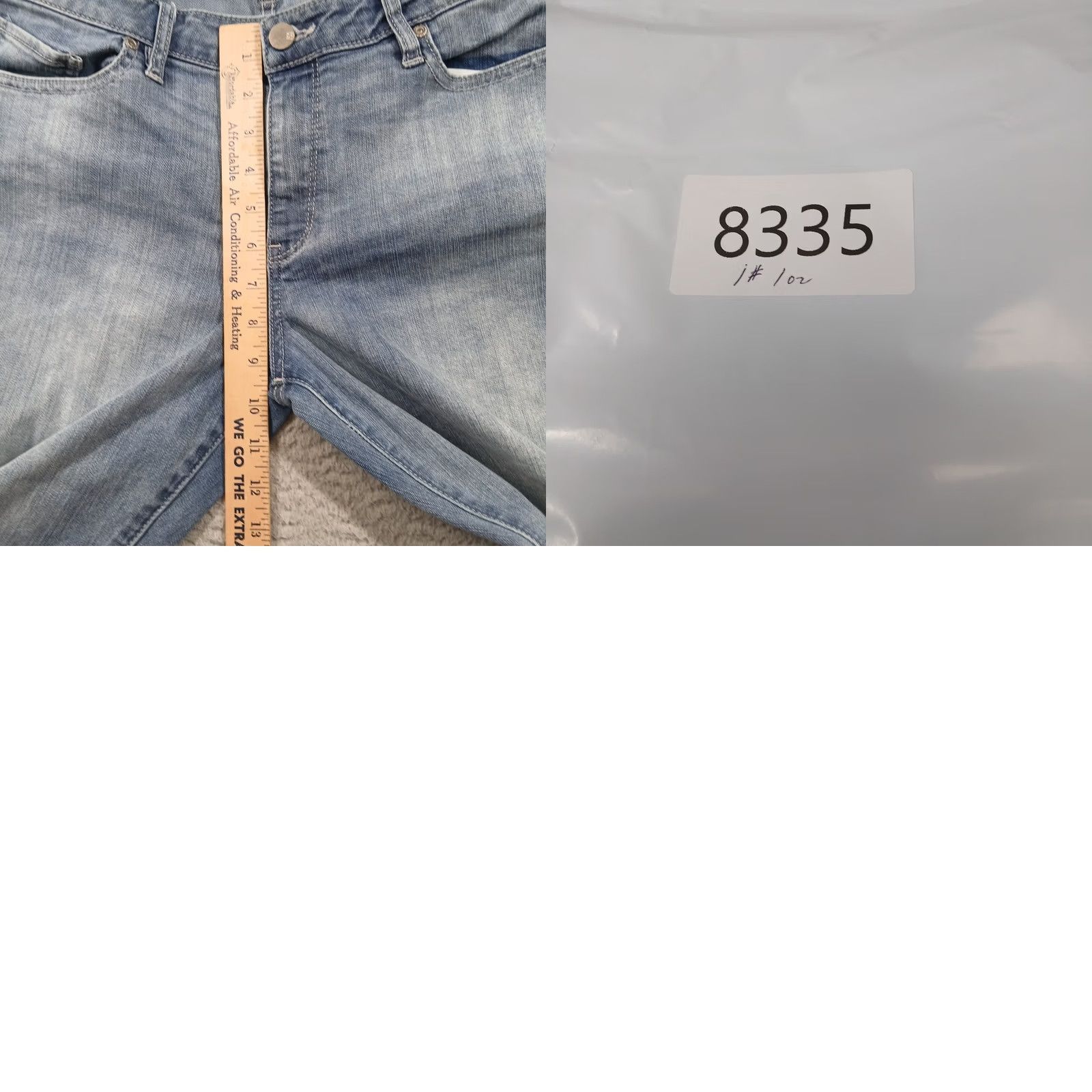 Denime New York & Company Soho Curvy Crop Jeans Women's Size 14 Light Wash Denim Size 36" / US 14 / IT 50 - 10 Thumbnail