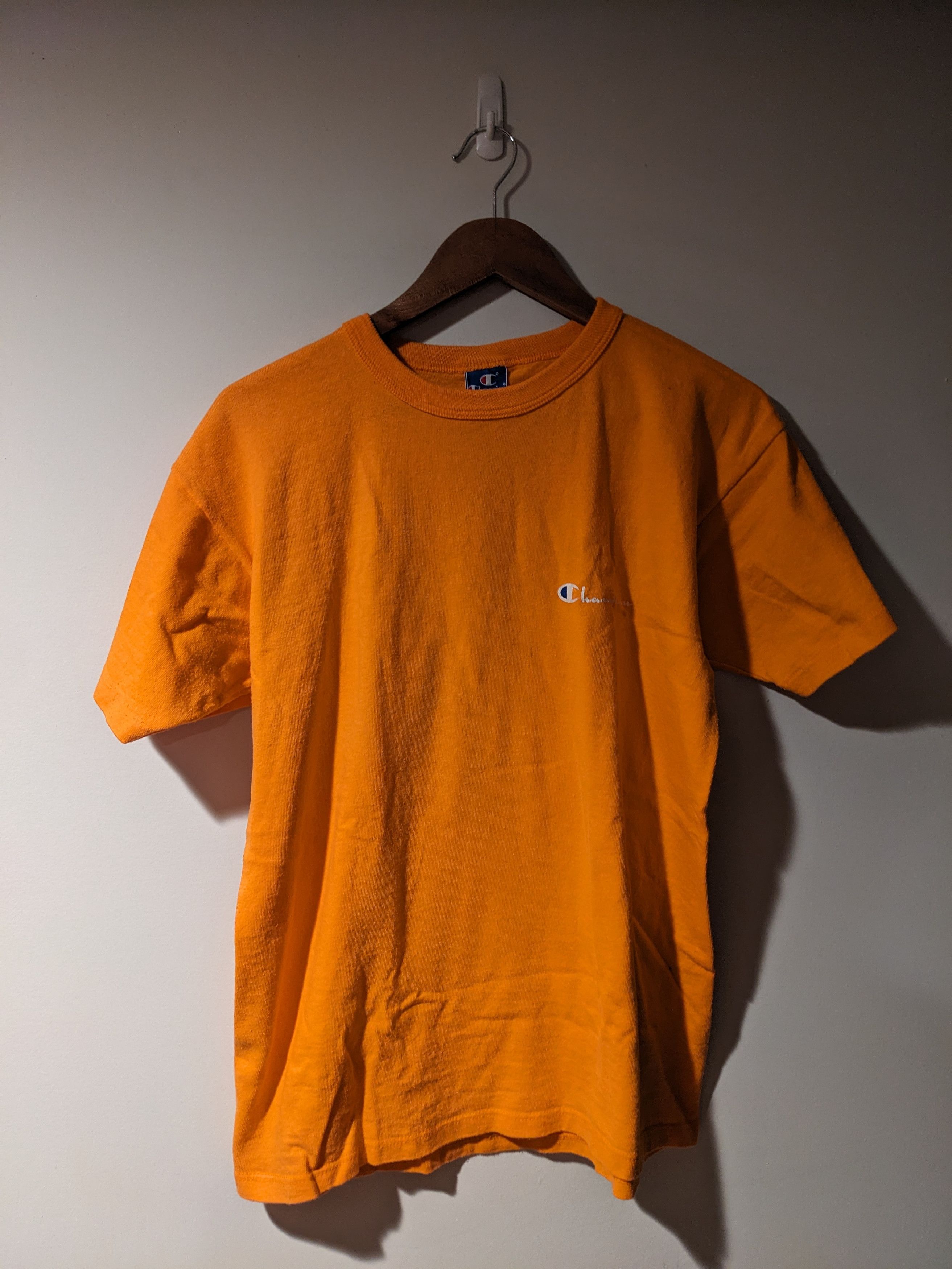 Champion × Vintage Vintage 90s Champion Small Logo Essential Large T-Shirt Size US L / EU 52-54 / 3 - 1 Thumbnail
