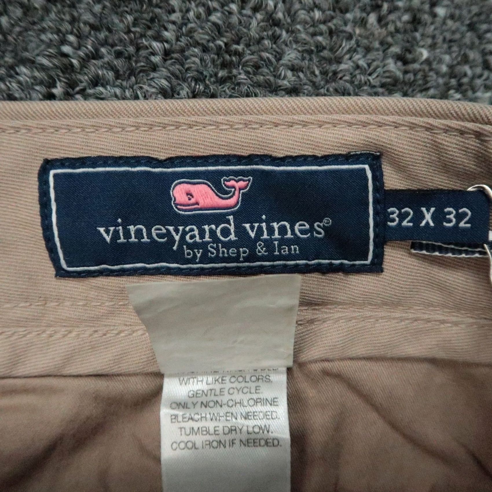 Vineyard Vines VINEYARD VINES Pants Mens 32x32 Beige Slim Chino Palmetto NWT Breaker Straight Pocket Front Zip Pant Size US 32 / EU 48 - 3 Thumbnail