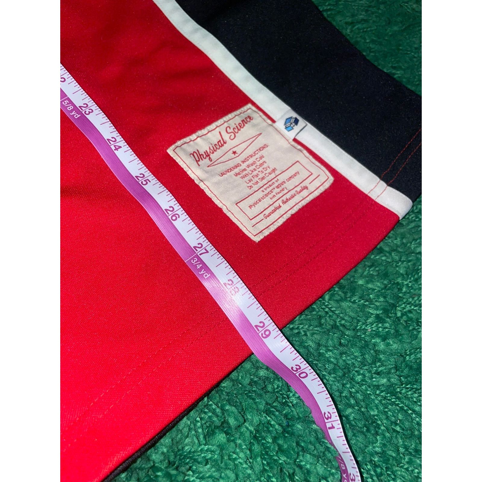 Vintage VintagePhysical Science Jersey Red Phys.Sci Red Button Down Size US M / EU 48-50 / 2 - 10 Thumbnail