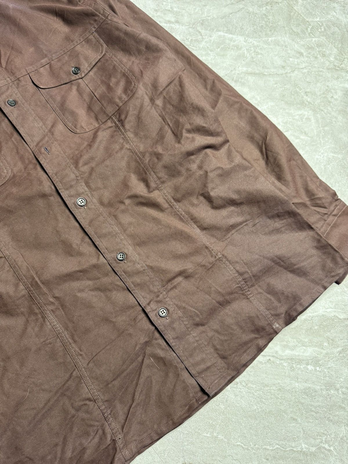 Raf by Raf Simons Raf by raf simons Garment Dyed Military Shirt Size US S / EU 44-46 / 1 - 7 Thumbnail