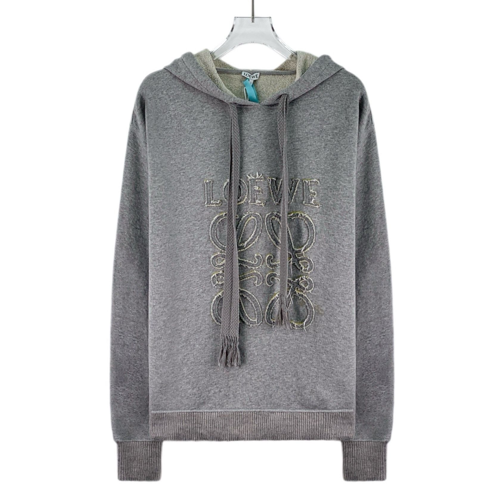 Loewe Loewe Logo Hoodie Grey (S) Size US S / EU 44-46 / 1 - 1 Thumbnail