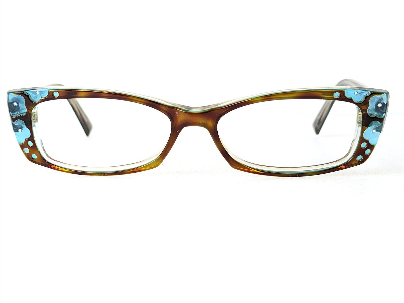 Other Jean Lafont Primrose Women Eyeglasses France | Tortoise Blue Size ONE SIZE - 4 Thumbnail