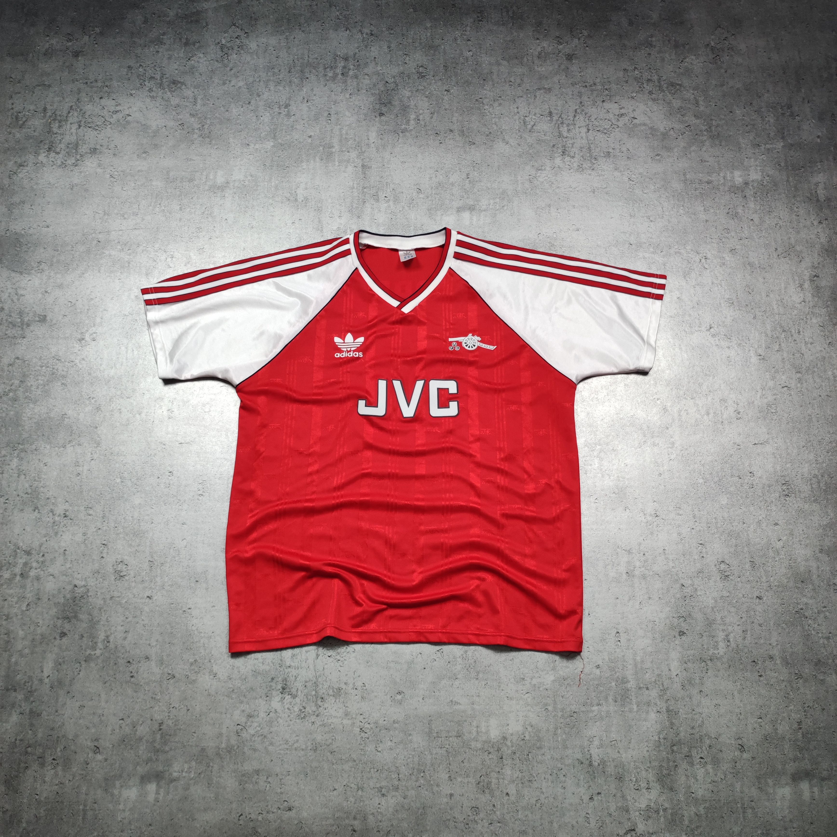 Vintage Vintage RARE Arsenal London 1989 Archive Adidas Jersey Size US XL / EU 56 / 4 - 1 Thumbnail
