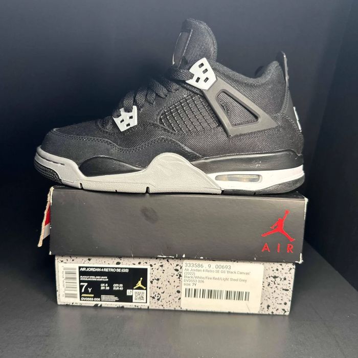 jordan retro 4 size 7y