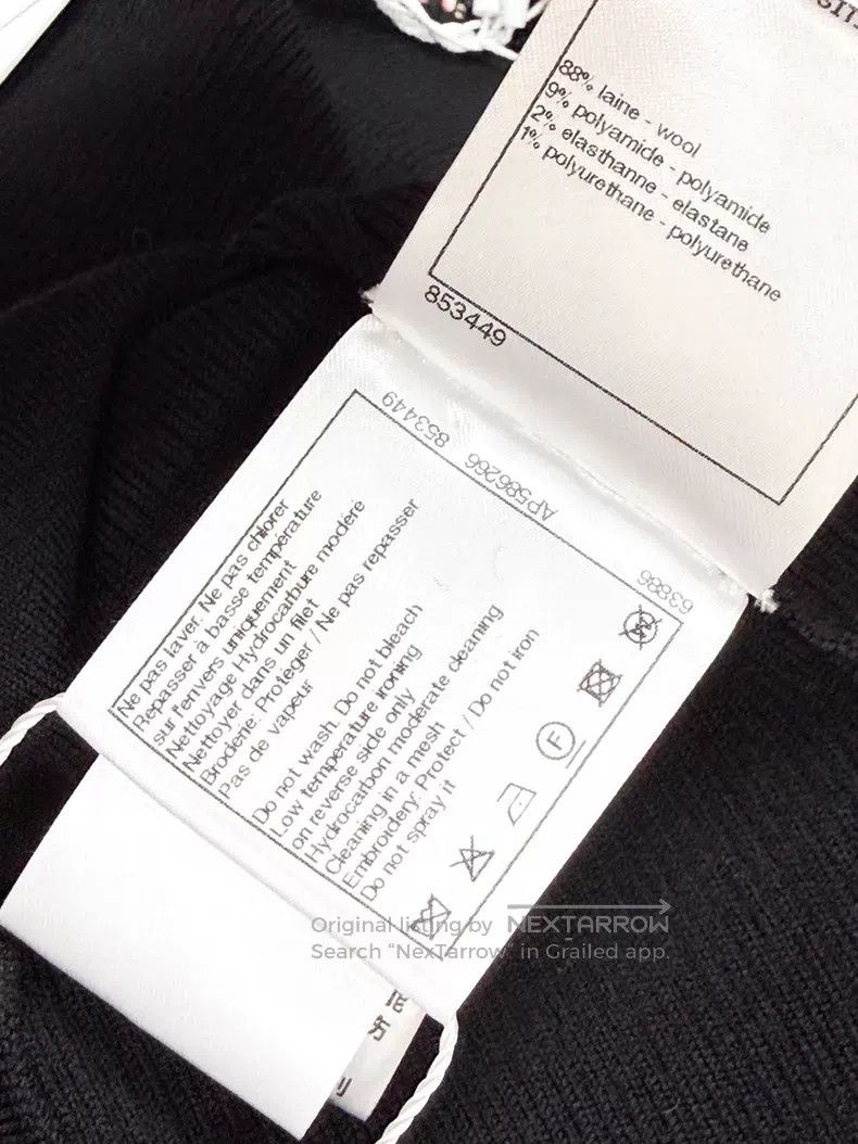 Chanel Chanel Coarse tweed double C big logo knitted vest Size XS / US 0-2 / IT 36-38 - 7 Thumbnail