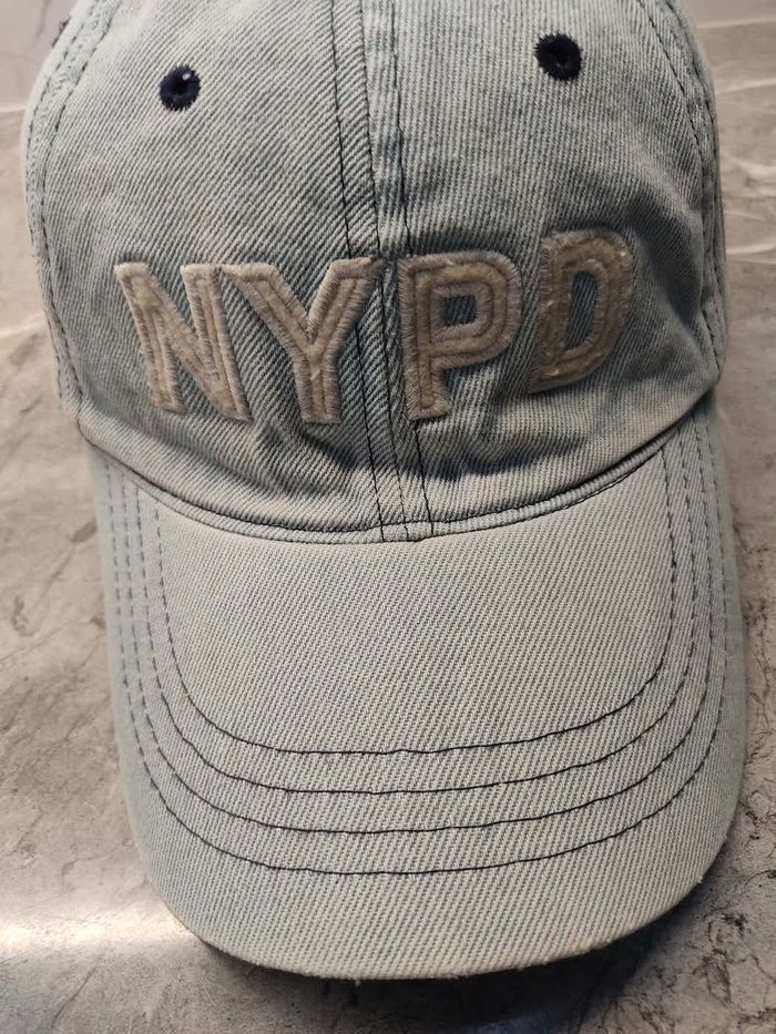 Vintage NYPD Denim Style Cap Hat Size ONE SIZE - 3 Thumbnail