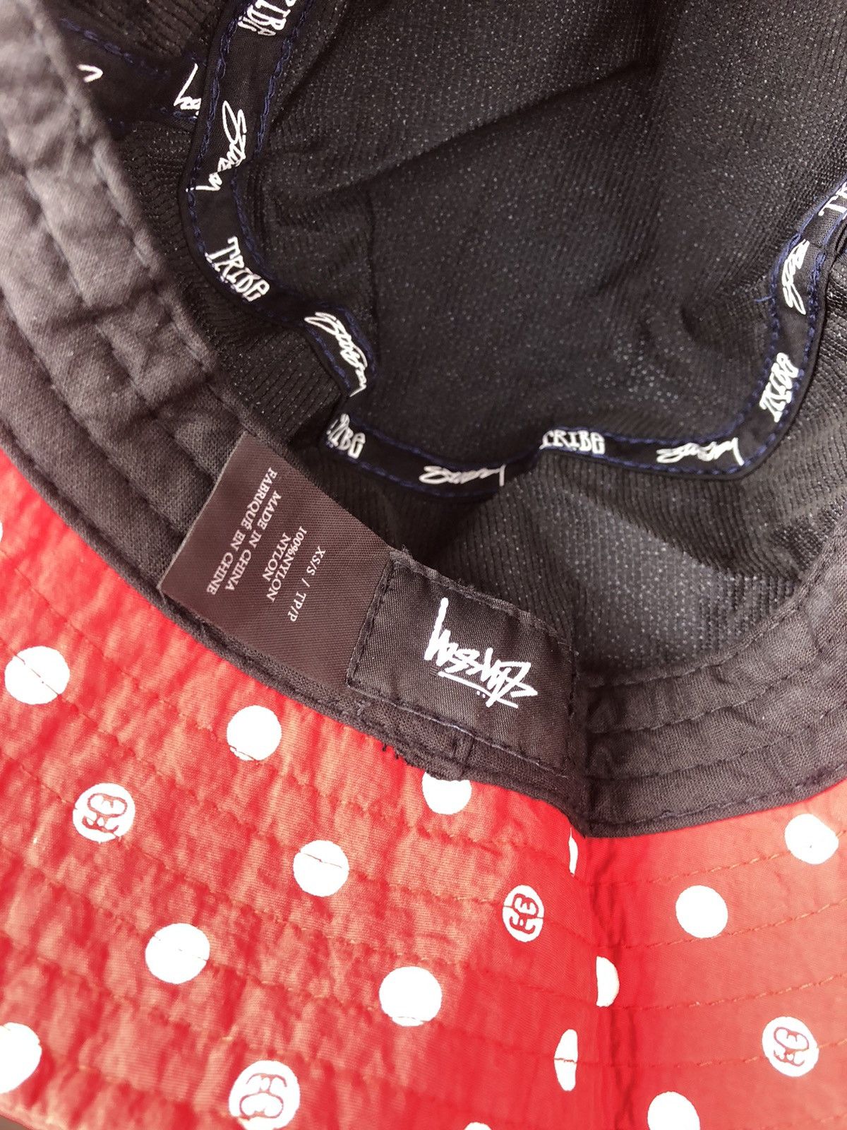 Stussy Stussy Polka Dot Bucket Red White Blue One Size M/L Size ONE SIZE - 3 Thumbnail