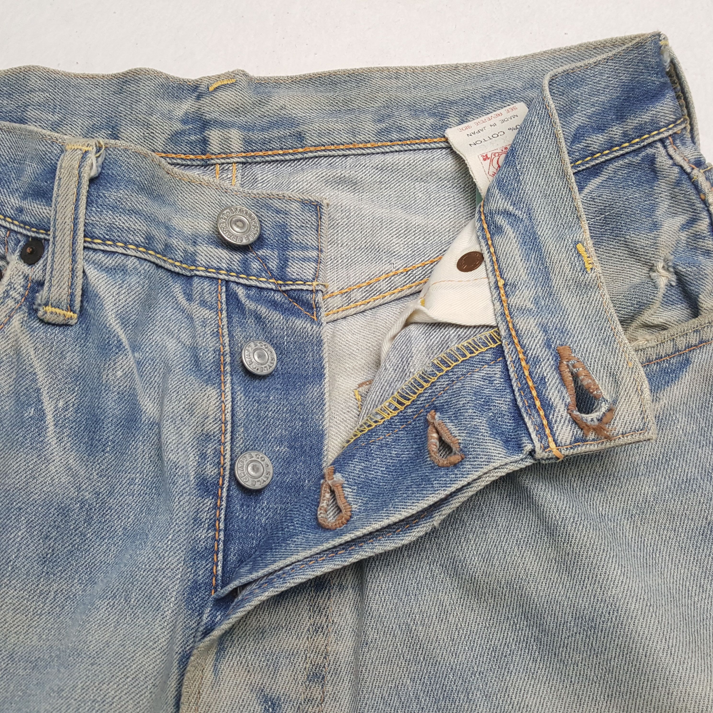 Evisu × Japanese Brand × Vintage Vintage EVISU Japanese Brand Daicock Custom Distressed Jeans Size US 28 / EU 44 - 13 Thumbnail