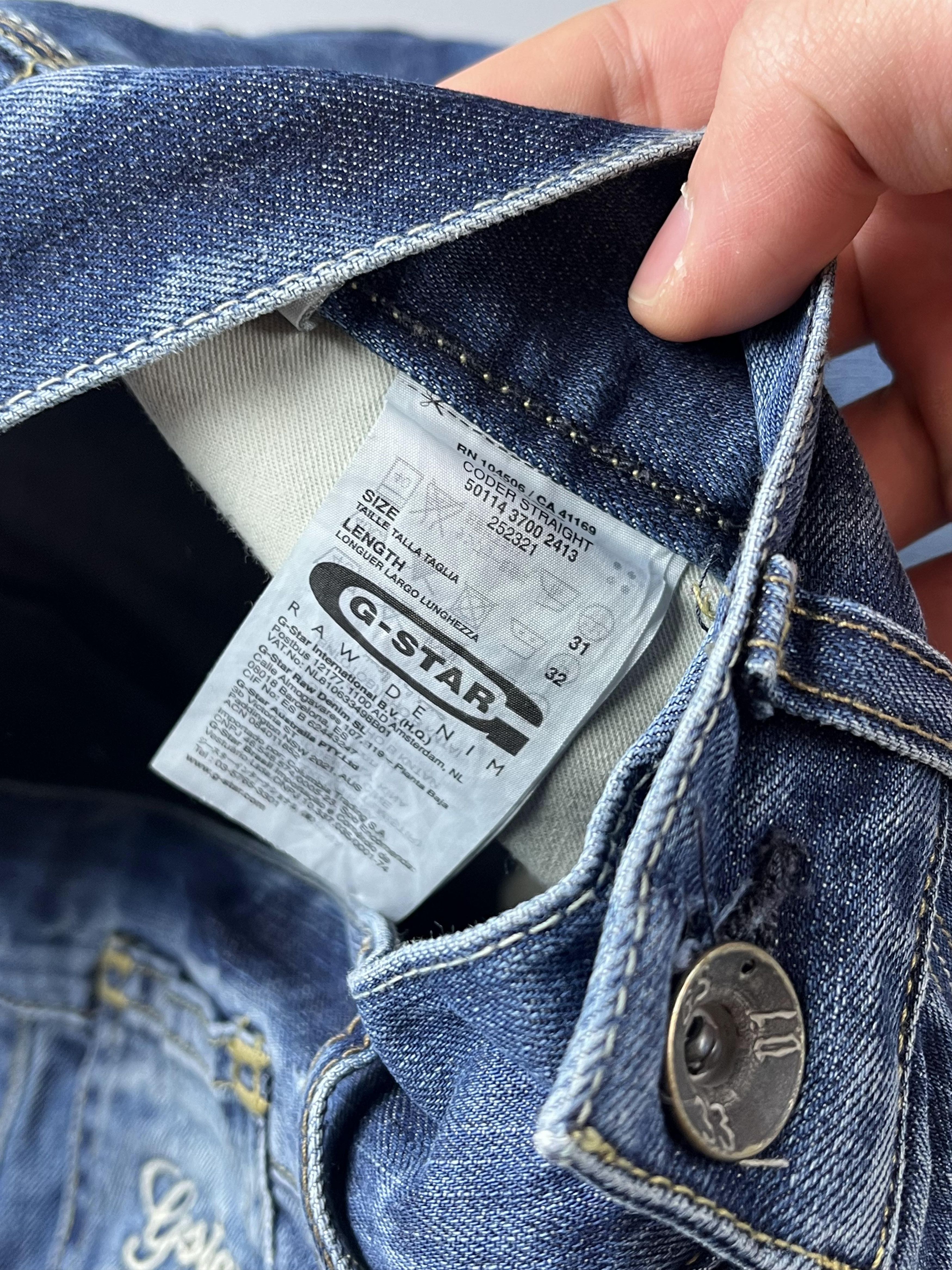 G-Star × Japanese Brand × Vintage Rare G-Star Baggy Jeans Size US 33 - 9 Thumbnail