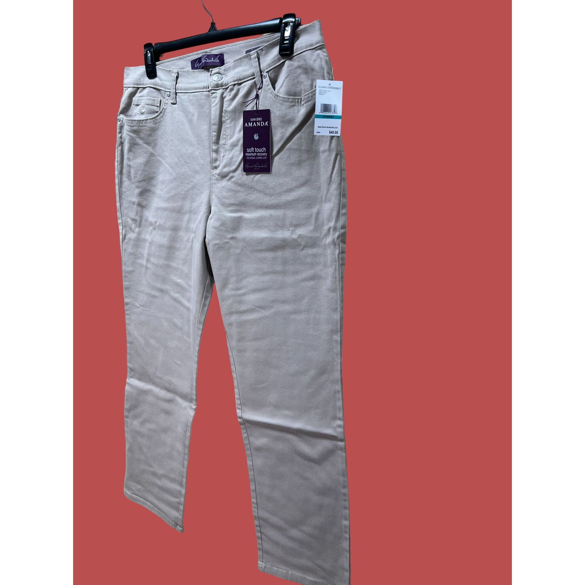 Gloria Vanderbilt Gloria Vanderbilt - Women's Classic High Waist Short Jean - Size 38" / US 16 / IT 52 - 18 Thumbnail