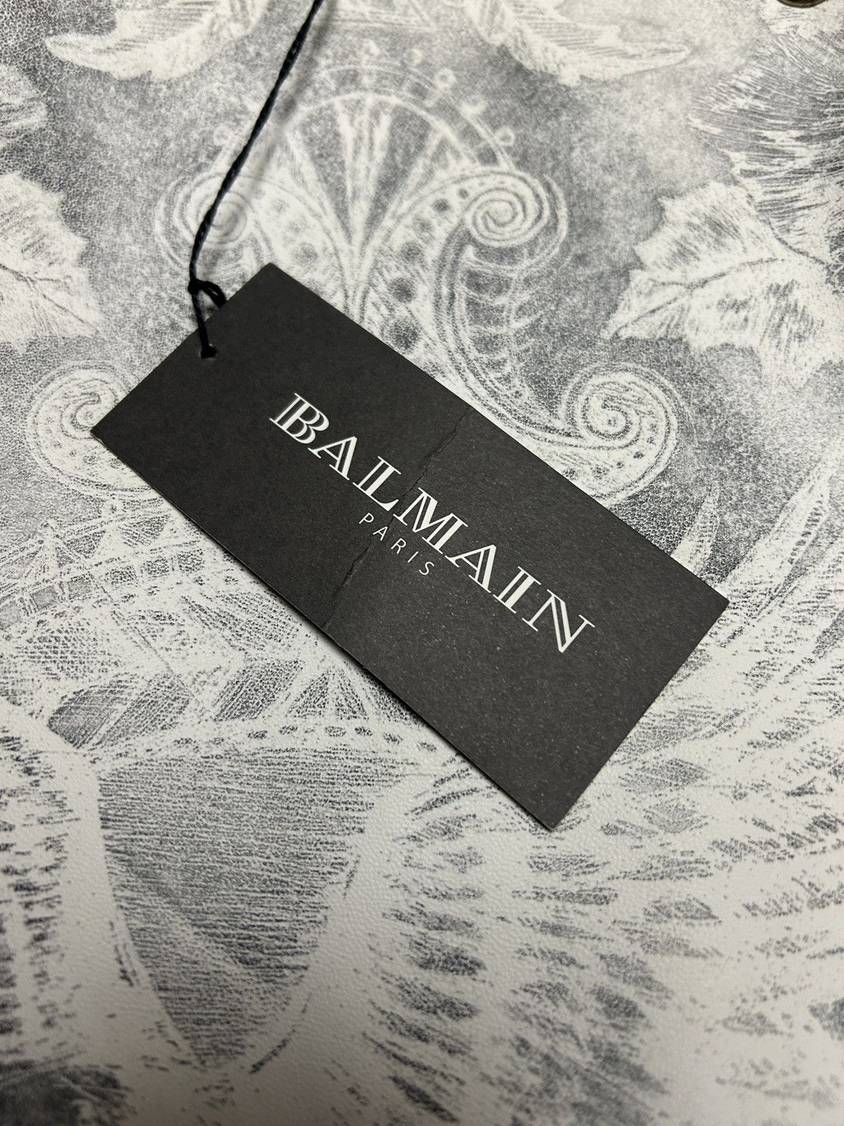 Balmain S/S 12 Printed Leather Fencing Jacket Size S / US 4 / IT 40 - 7 Thumbnail