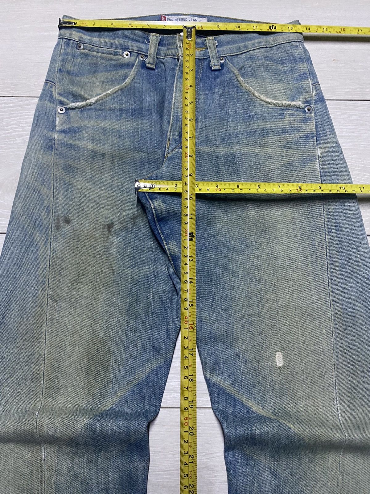 Levi's Vintage Levis Engineered Japan Twist Leg Jeans Size US 27 - 19 Thumbnail