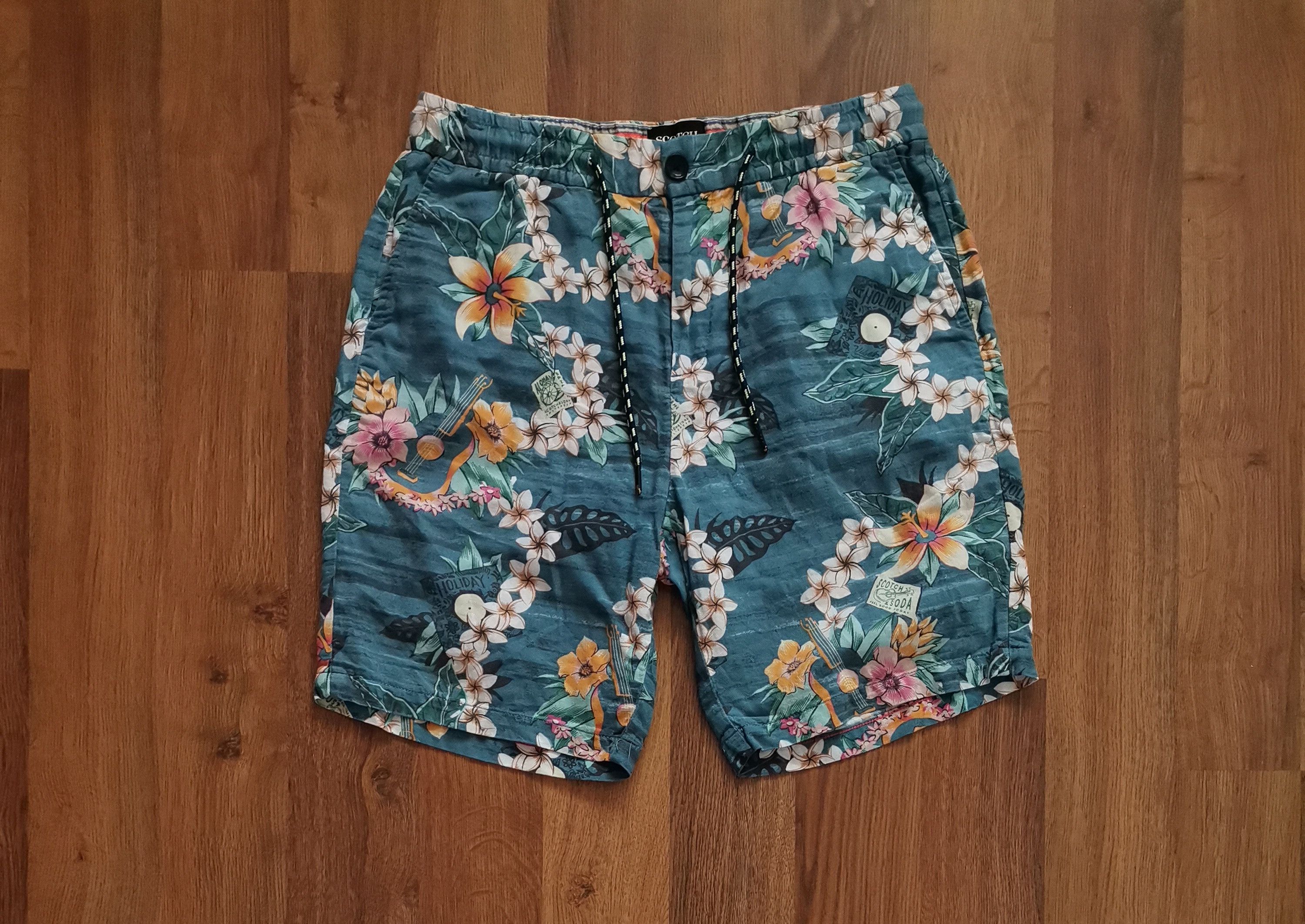 Scotch & Soda Scotch & Soda Floral Shorts Size US 30 / EU 46 - 1 Thumbnail