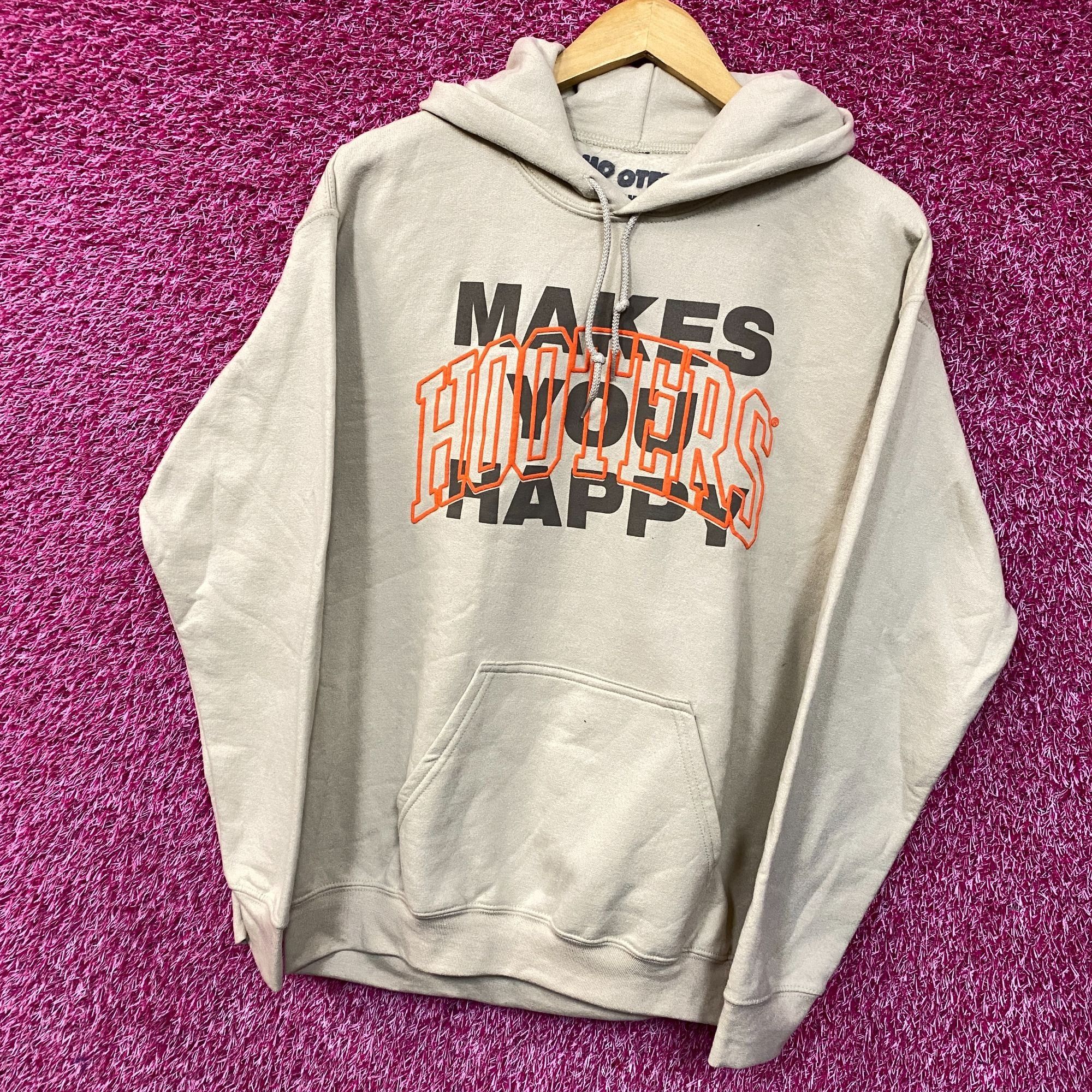 Ripple Junction Hooters Makes You Happy Dual-Sided Hoodie Medium Size US M / EU 48-50 / 2 - 3 Thumbnail