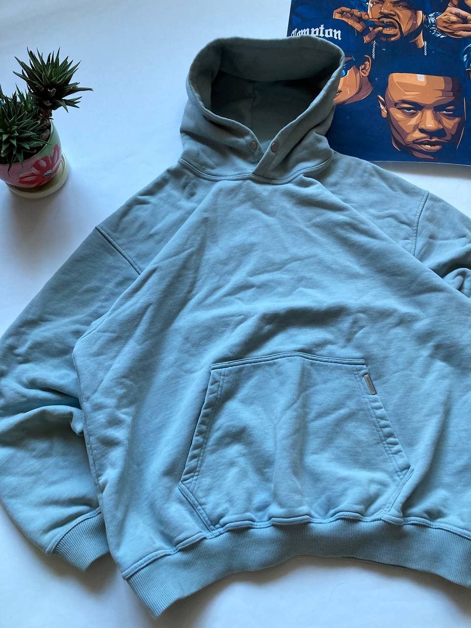 Designer × Represent Clo. Represent Clo Hoodie Light Blue Size US XL / EU 56 / 4 - 2 Thumbnail