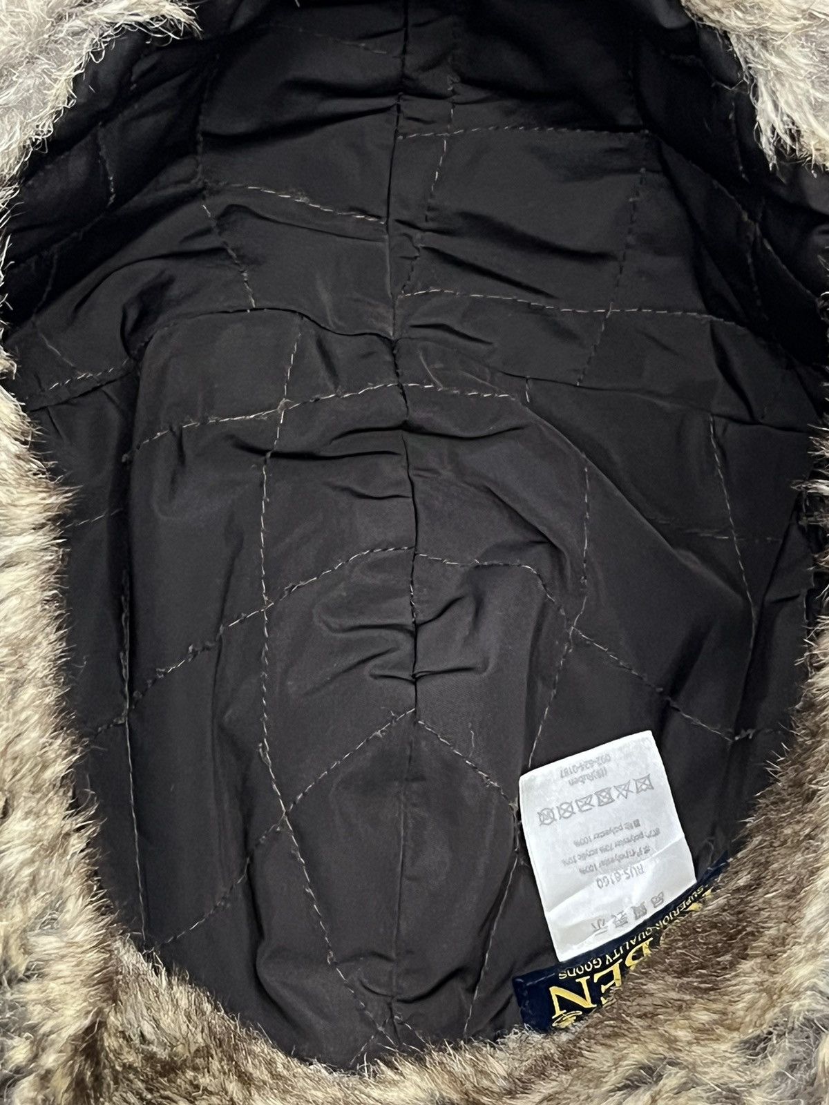 Ruben Kone FYE💥Vintage RUBEN Corduroy Faux Fur Quilted Trooper Trapper Size ONE SIZE - 11 Thumbnail