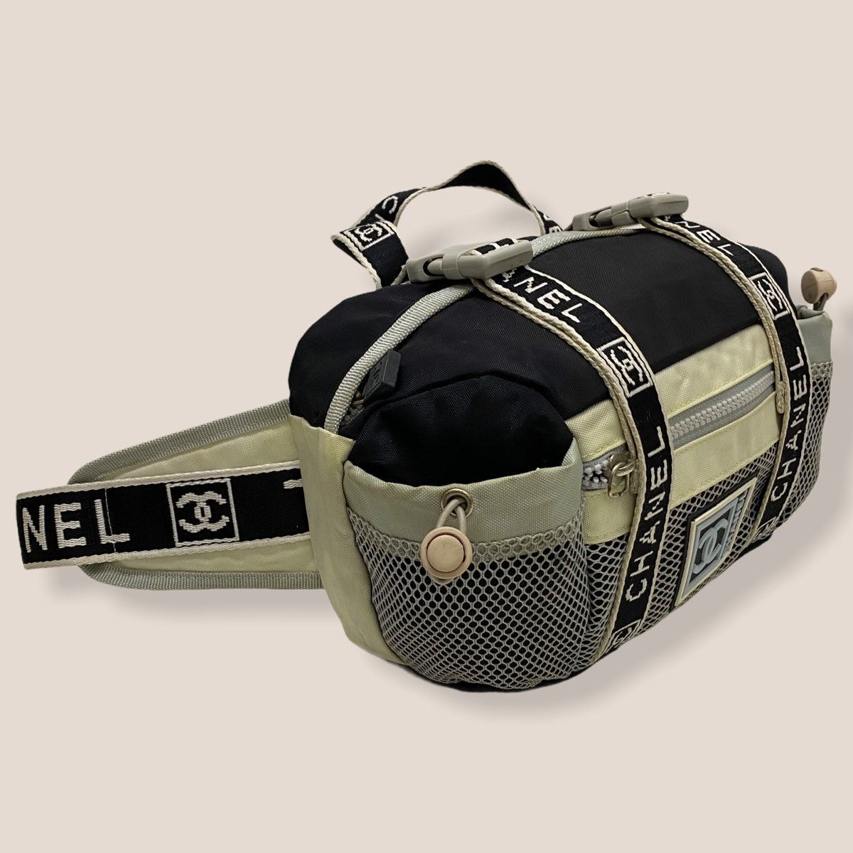 Chanel ‼️YES‼️AUTHENTIC VINTAGE CHANEL SPORT LINE WAIST BAG CC LOGO Size ONE SIZE - 5 Thumbnail